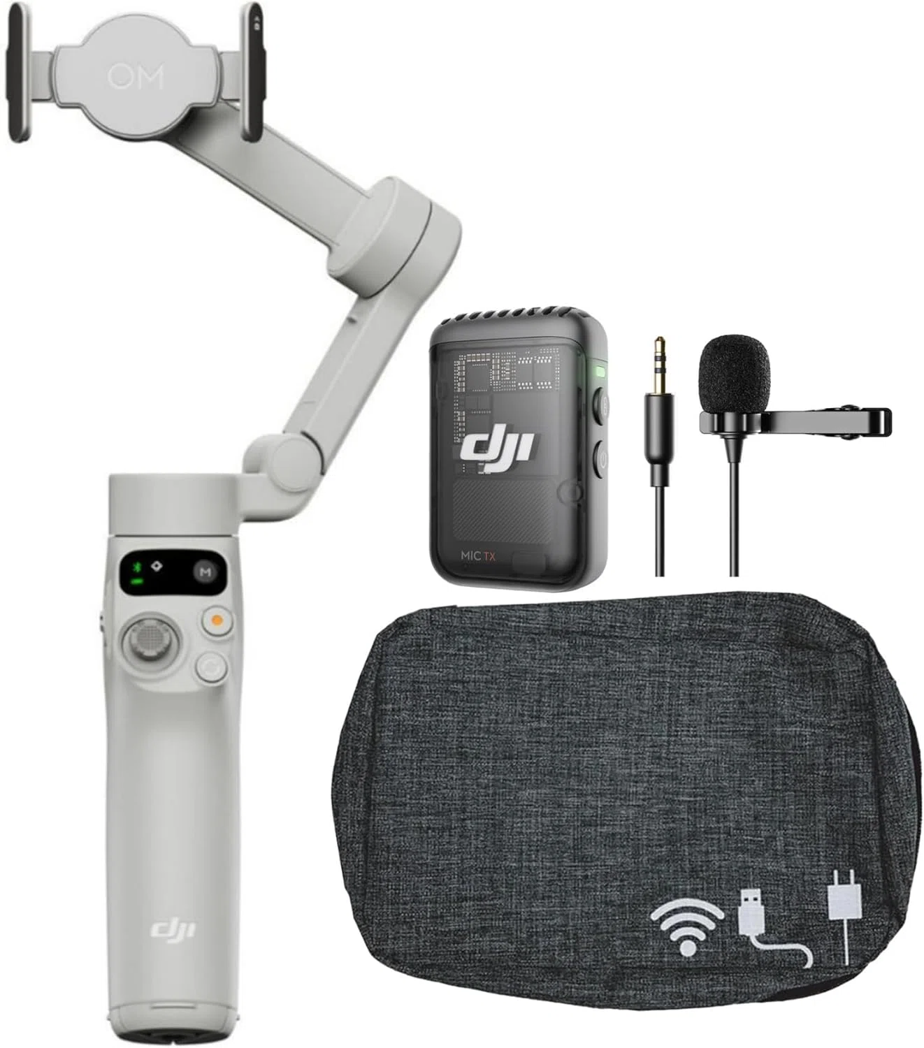 美品 DJI Osmo Mobile 7P + Mic Mini TXホワイト Buy Osmo Mobile 7P Phone Gimbal - DJI Store
