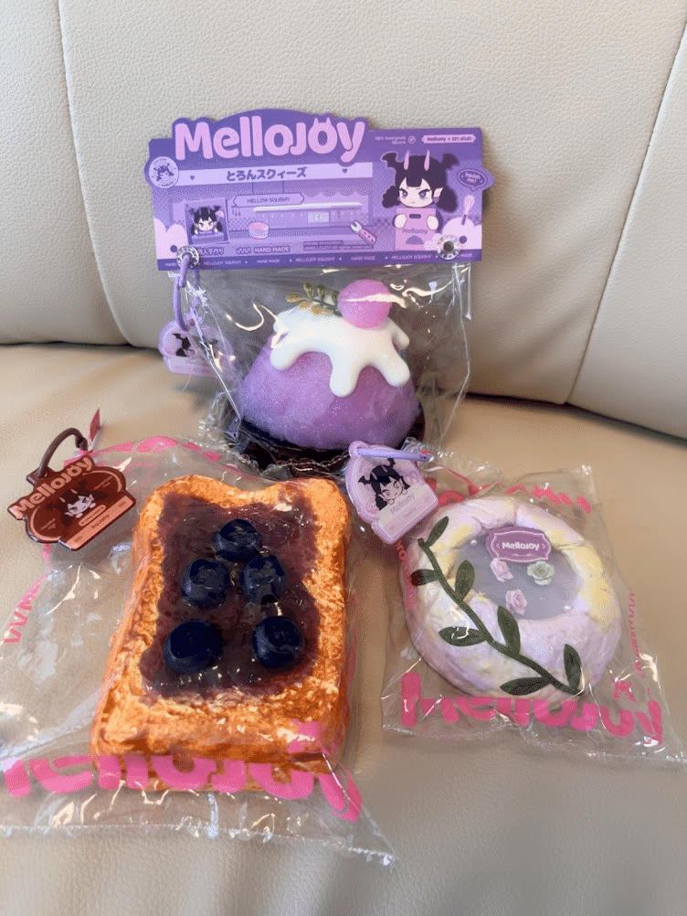 Mellojoy スクイーズ 5点セット 30代、スクイーズにハマる|もちゃ
