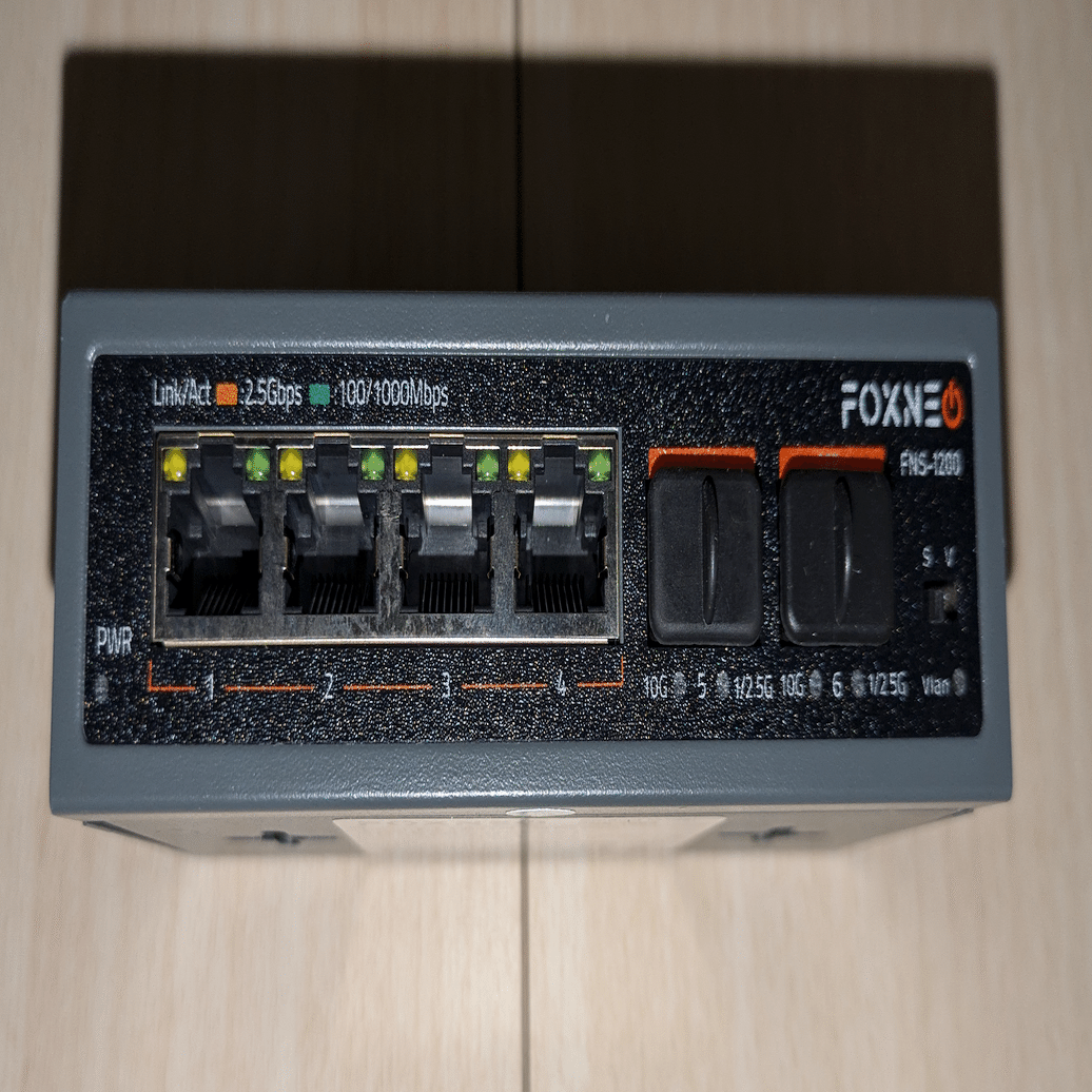 FOXNEO 2.5Gbps 6ポートスイッチングハブを買った｜しあ
