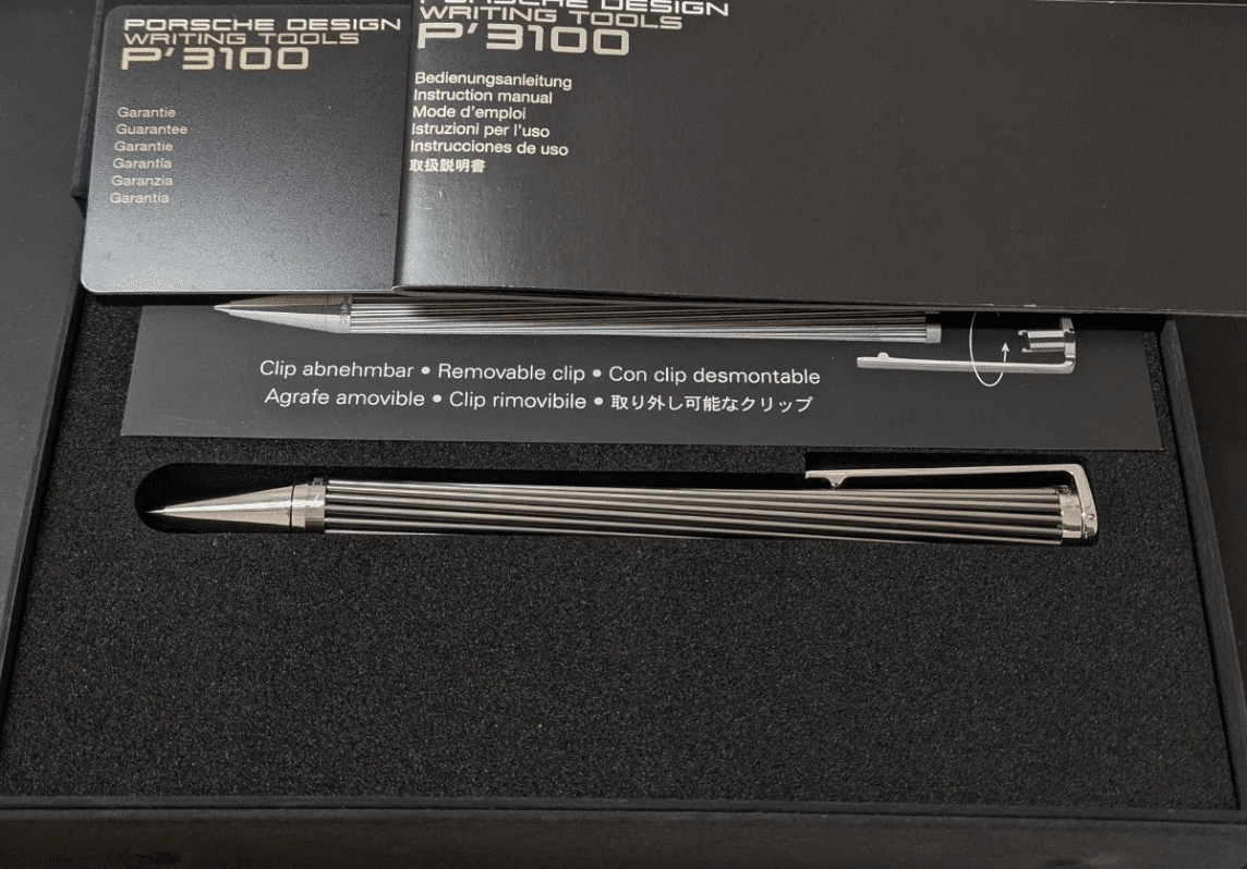 ポルシェデザインの筆記具について｜925