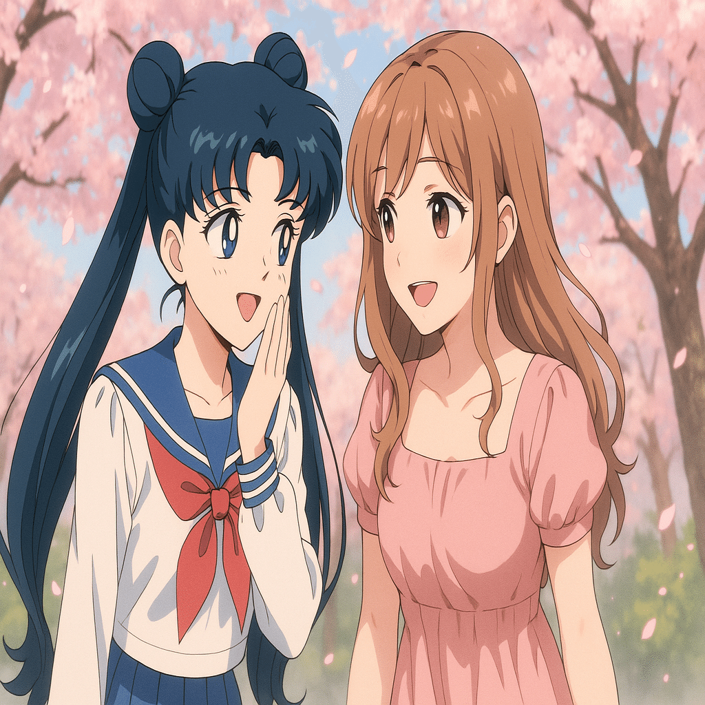 世代の壁を超えたアニメキャラの共演を画像生成AIで再現する｜田中勇道