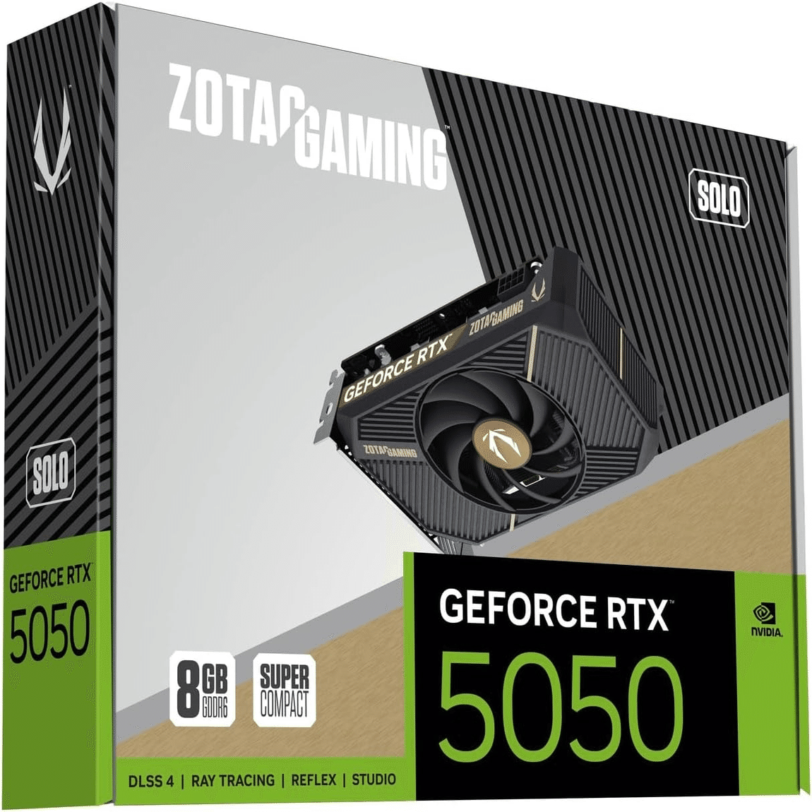 ZOTAC GAMING GeForce RTX 5050 SOLO 8GB コンパクトGPU｜GetGadgetGot