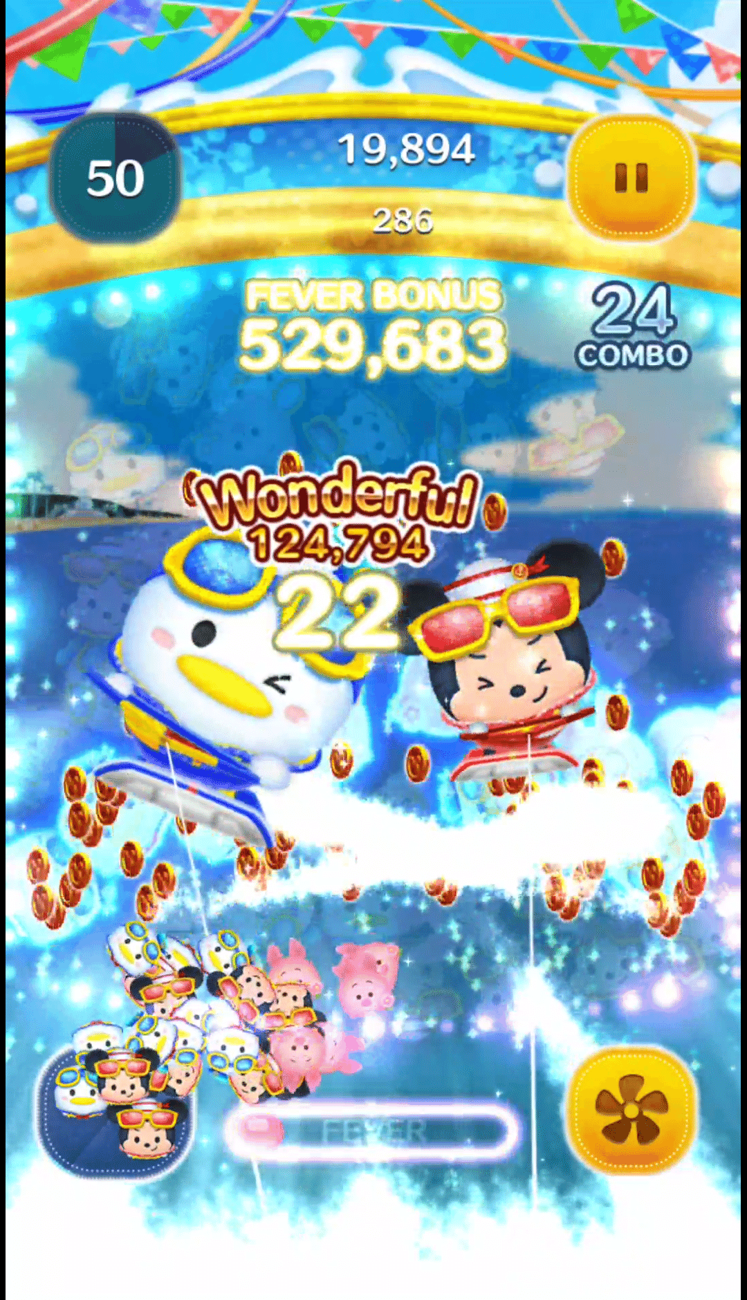 2025年中にツムツムプレボ完売を目指すnote 298日目 新ツム「マリンドナルド＆ミッキー」スキル紹介｜パンダさんのアルバイト