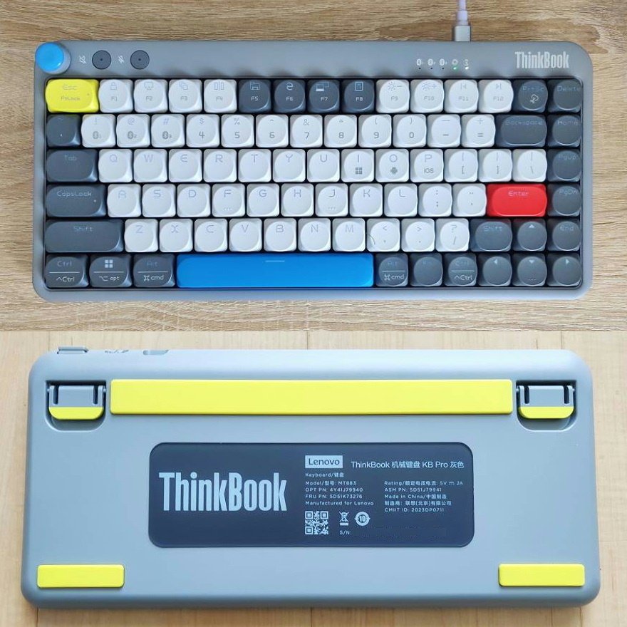 レノボLenovo thinkbookロープロファイルメカニカルキーボード Lenovo ThinkBook KB Proを通してロープロファイル メカニカル