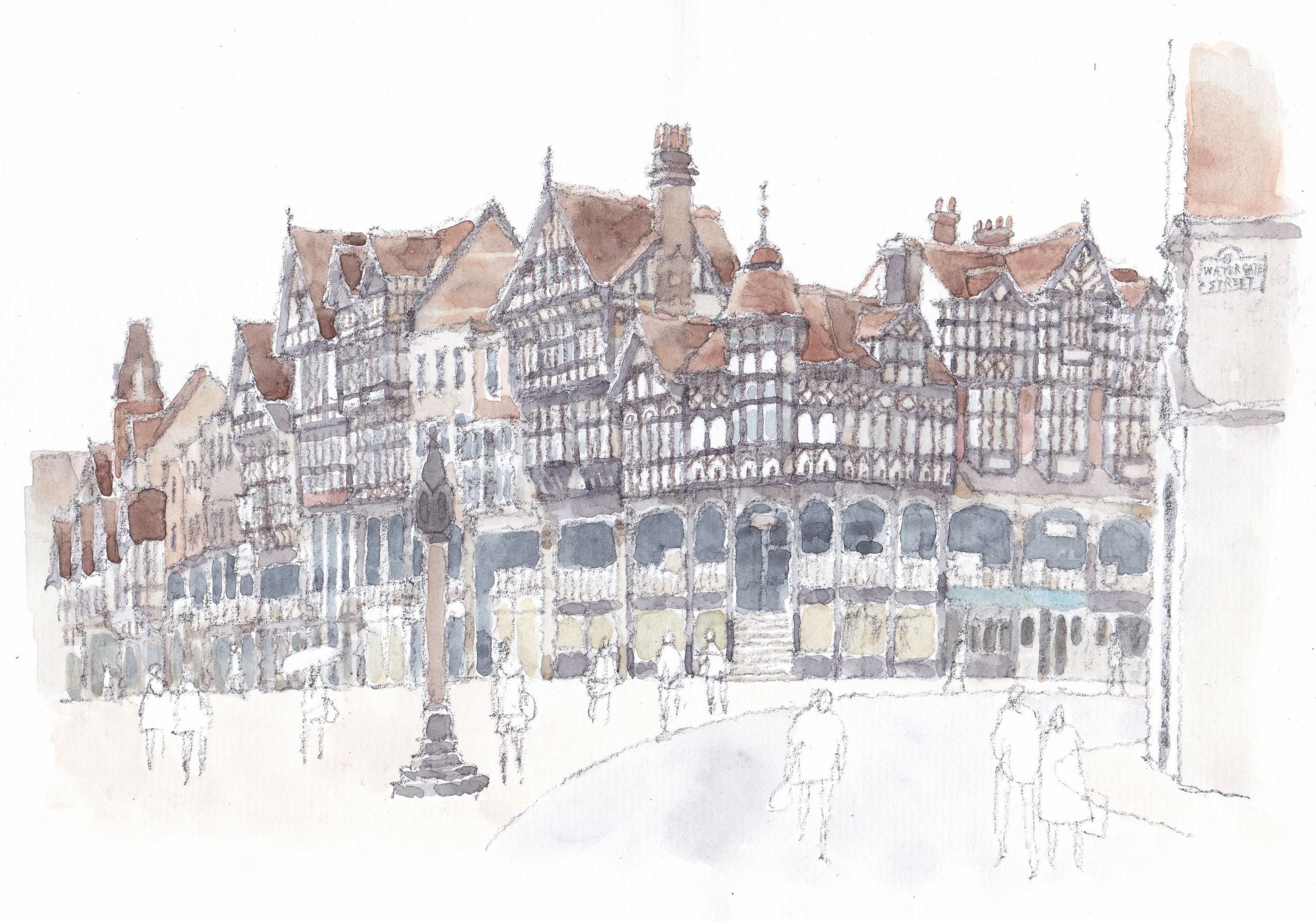 古い旅の絵」#49 イギリス ③（United Kingdom ③）｜isoBe seisaku
