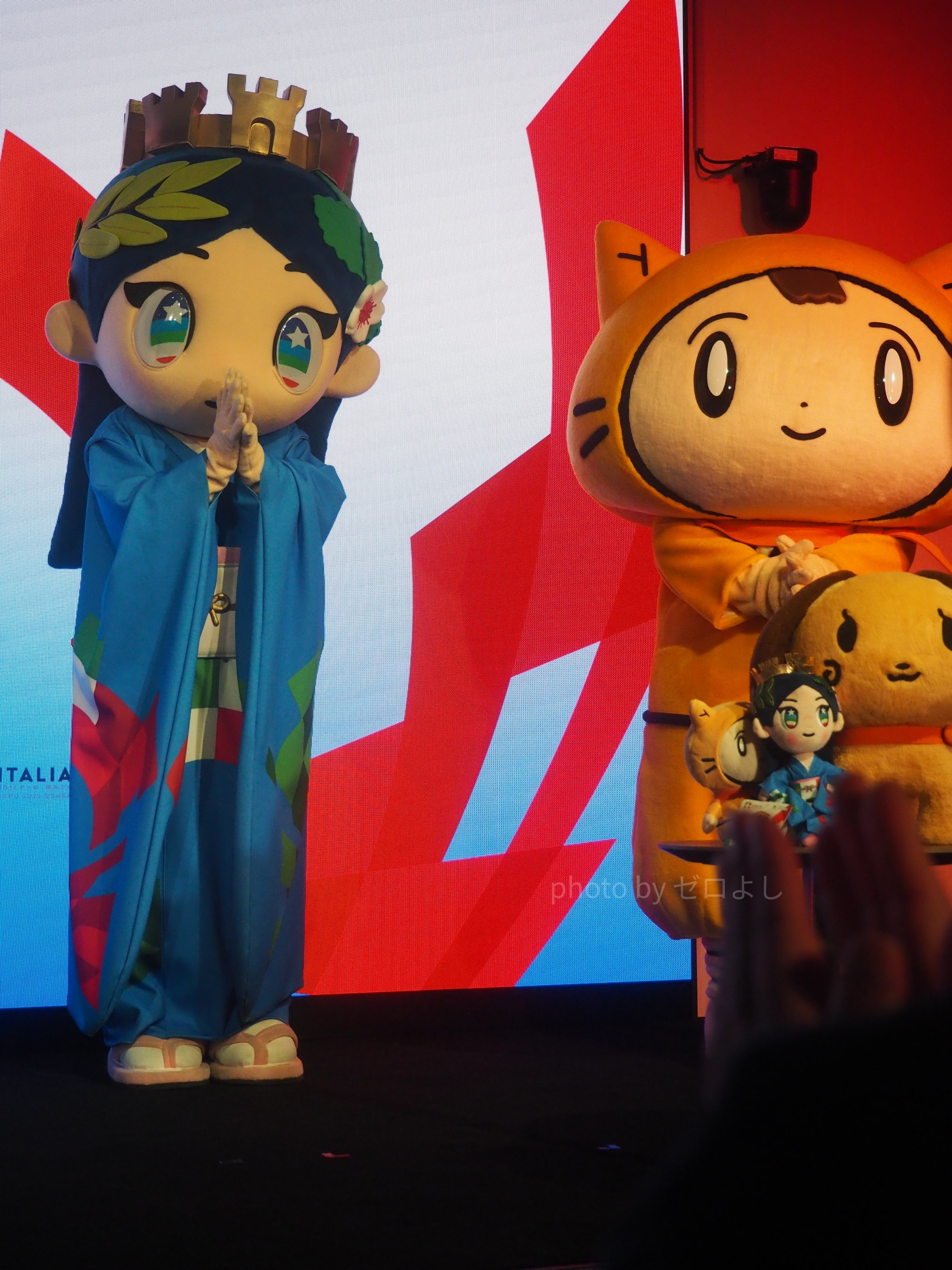 万博】念願の！？ イタリアちゃんに会えました！｜ゼロよし