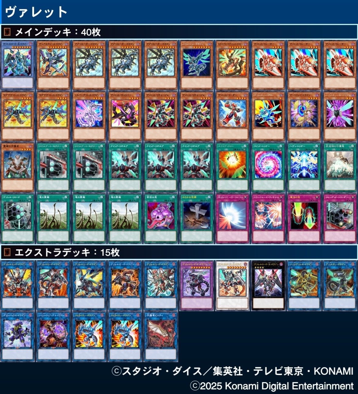遊戯王】守護竜ヴァレット リボルバー ドラゴンリンク デッキ