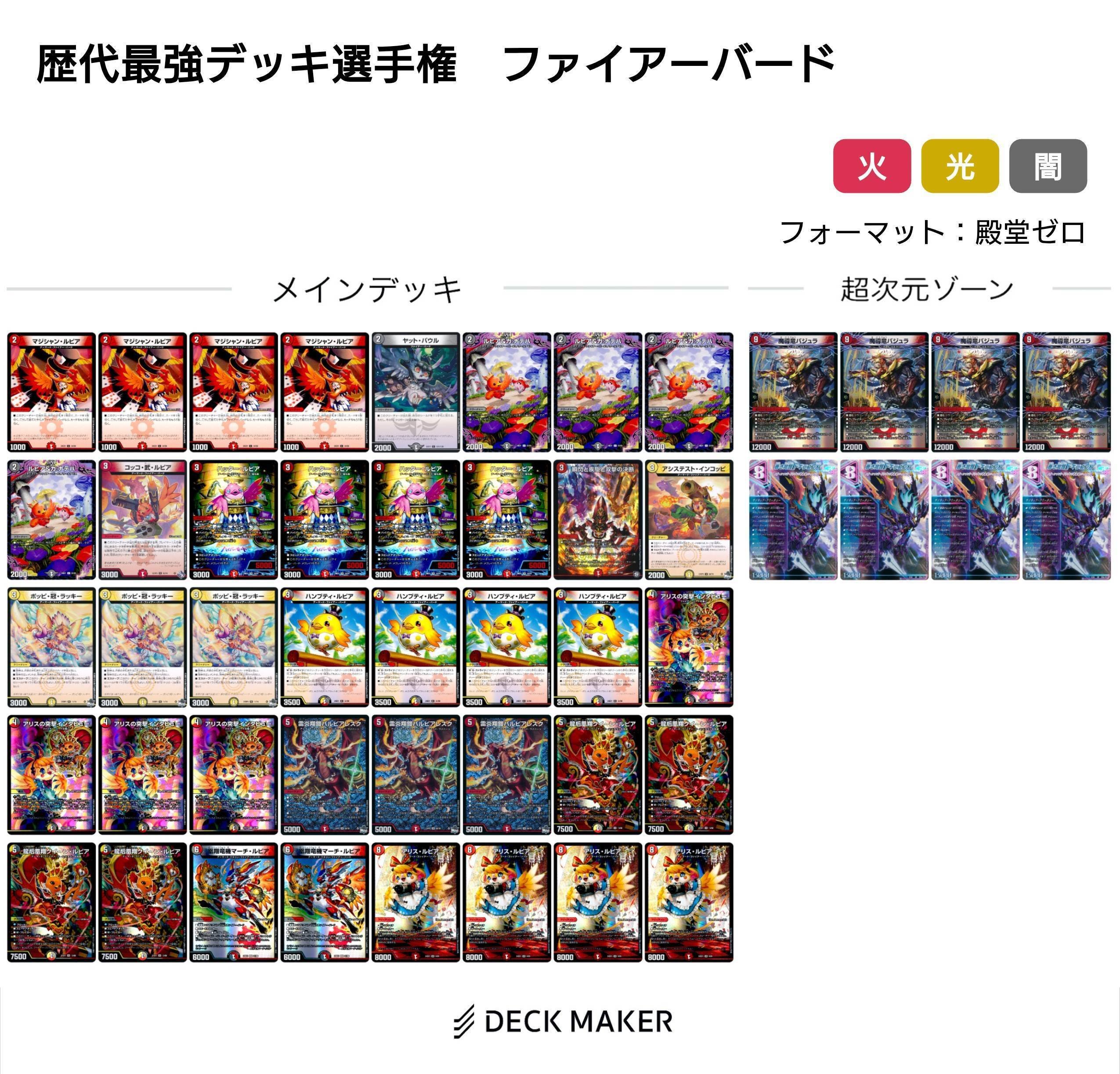 ファイアーバード デッキ ファイアーバード【デュエマ歴代最強デッキ①】|れもん