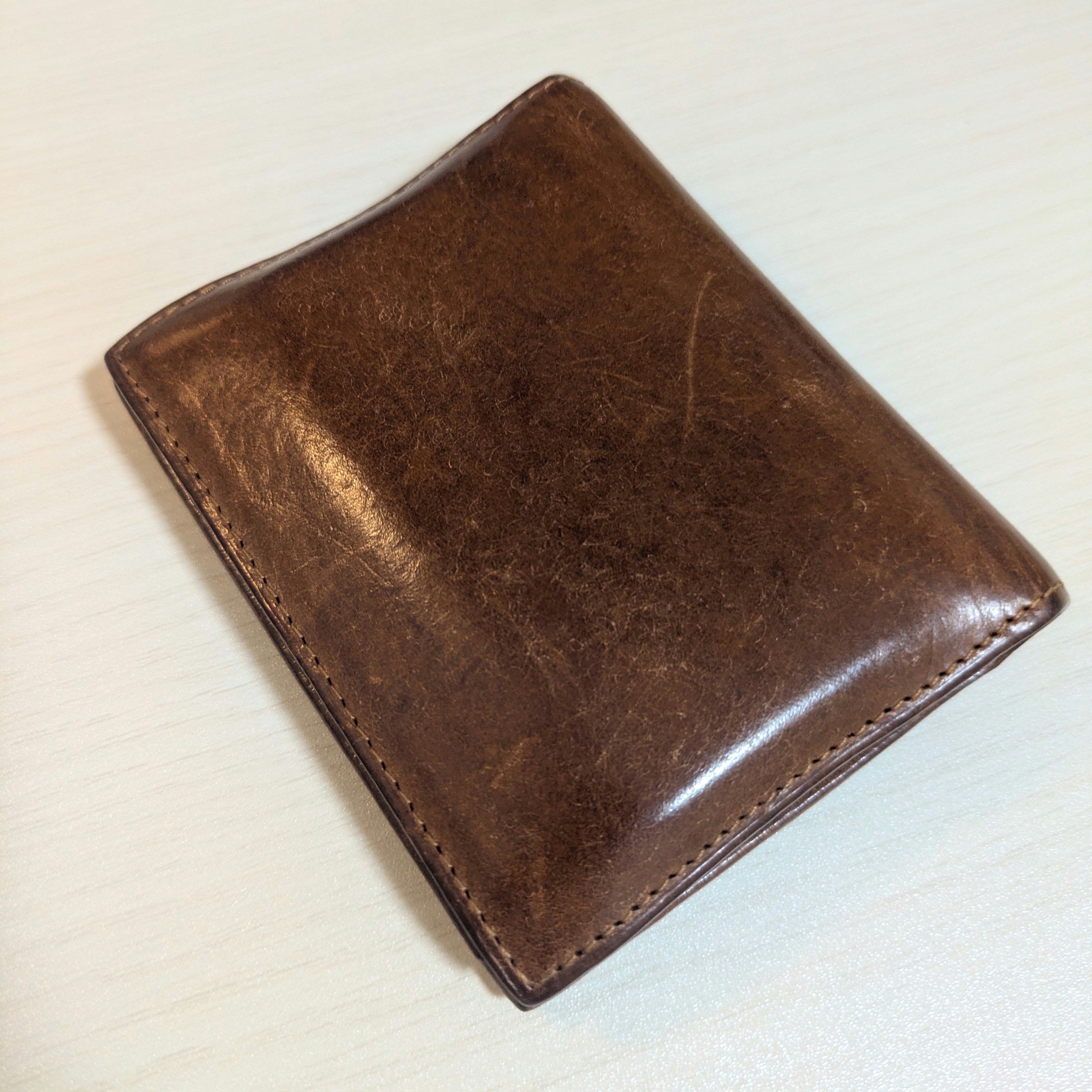 経年変化がたまらない！プエブロレザーのミニ財布「マリスコ」2