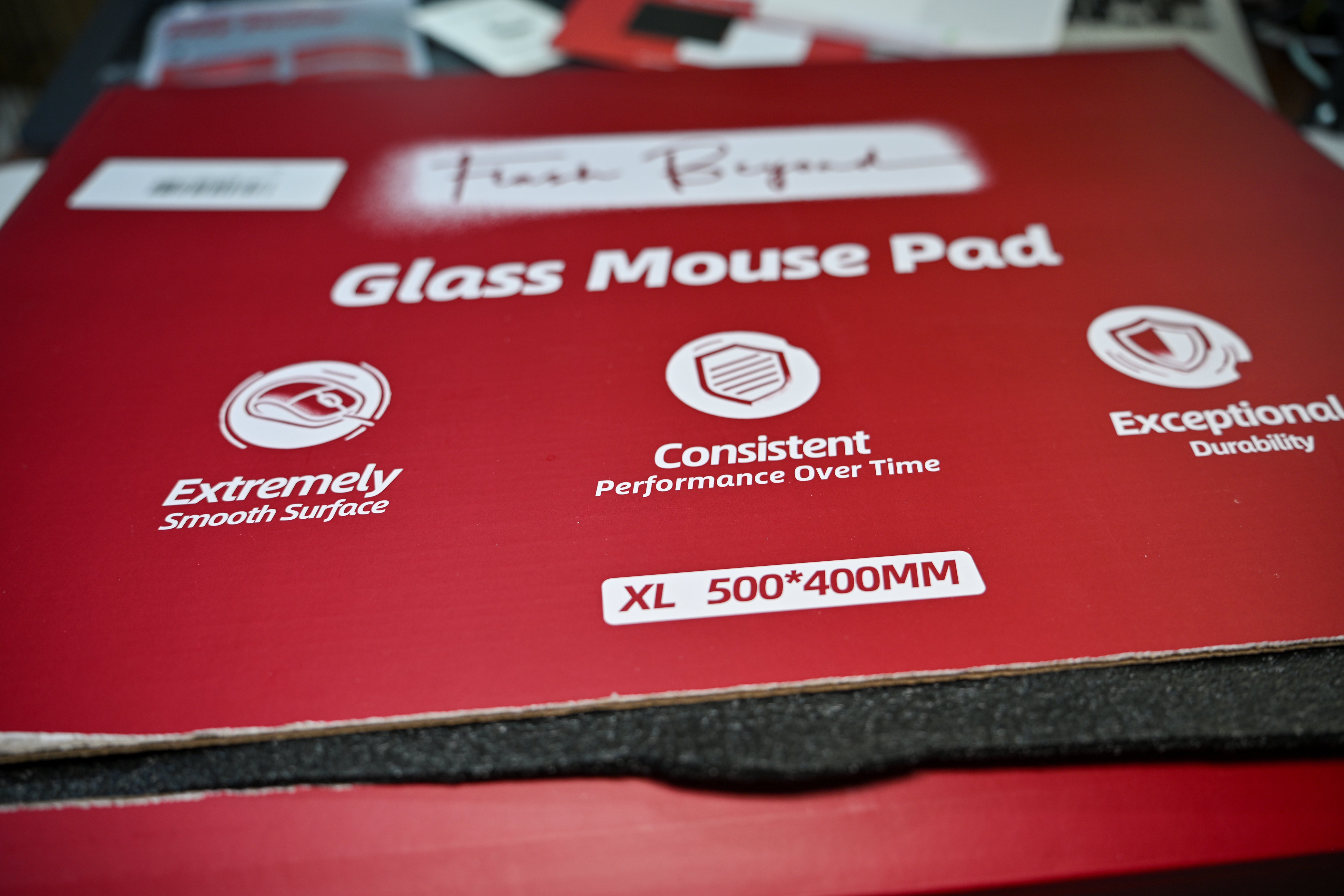 レビュー品】Flash Beyond Glass ゲーミングマウスパッド｜物欲名古屋