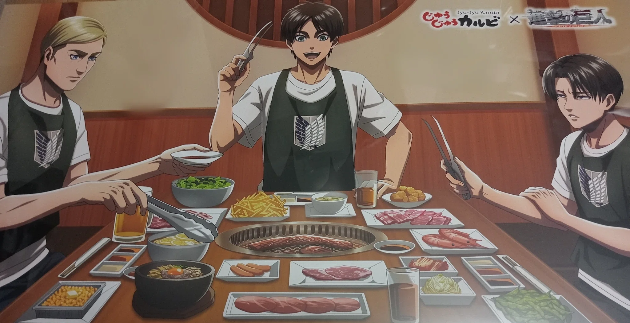 じゅうじゅうカルビの進撃コラボレポート｜ダブドラ