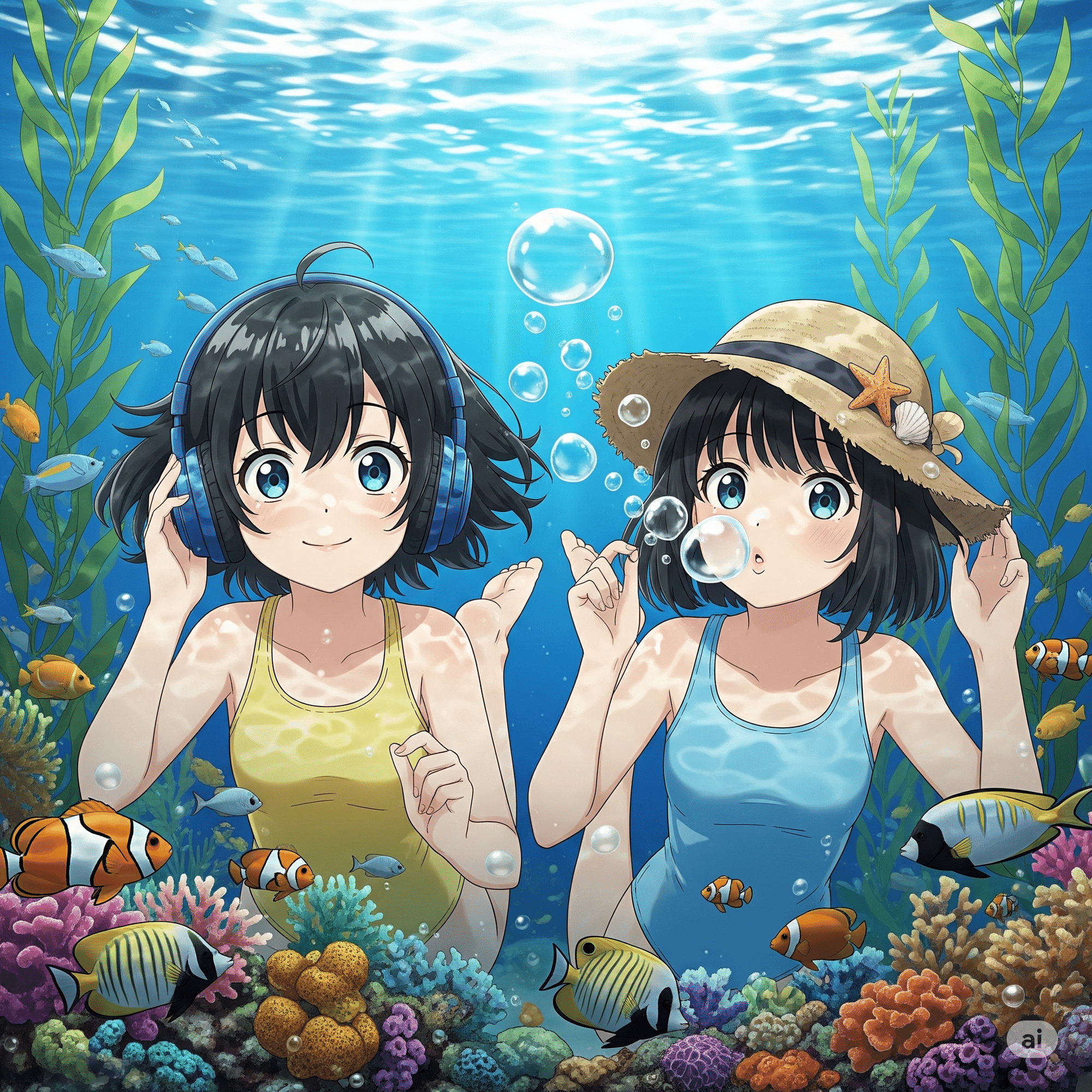今日の相棒Geminiさん(れおさんと茜ちゃん)。｜葉月 れお
