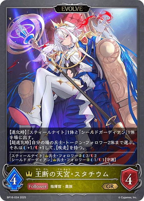 シャドウバースエボルヴ ロイヤル トークン アグロ パーツ プレミアム