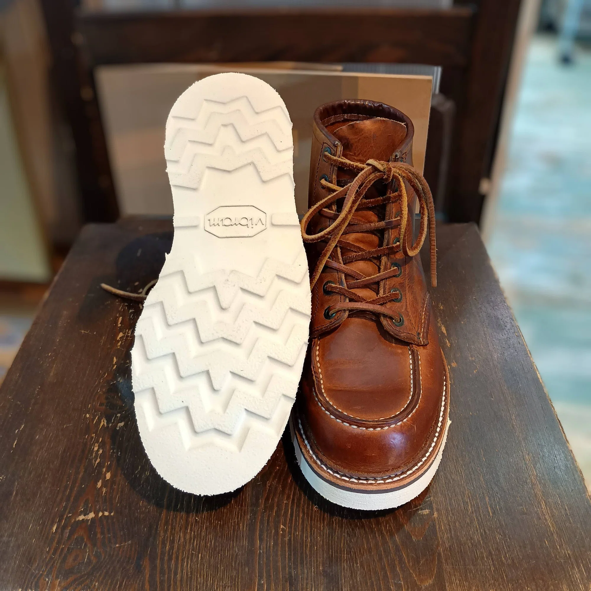 Resole/オールソール】Red Wing/レッドウィング#1907+vibram#4014 