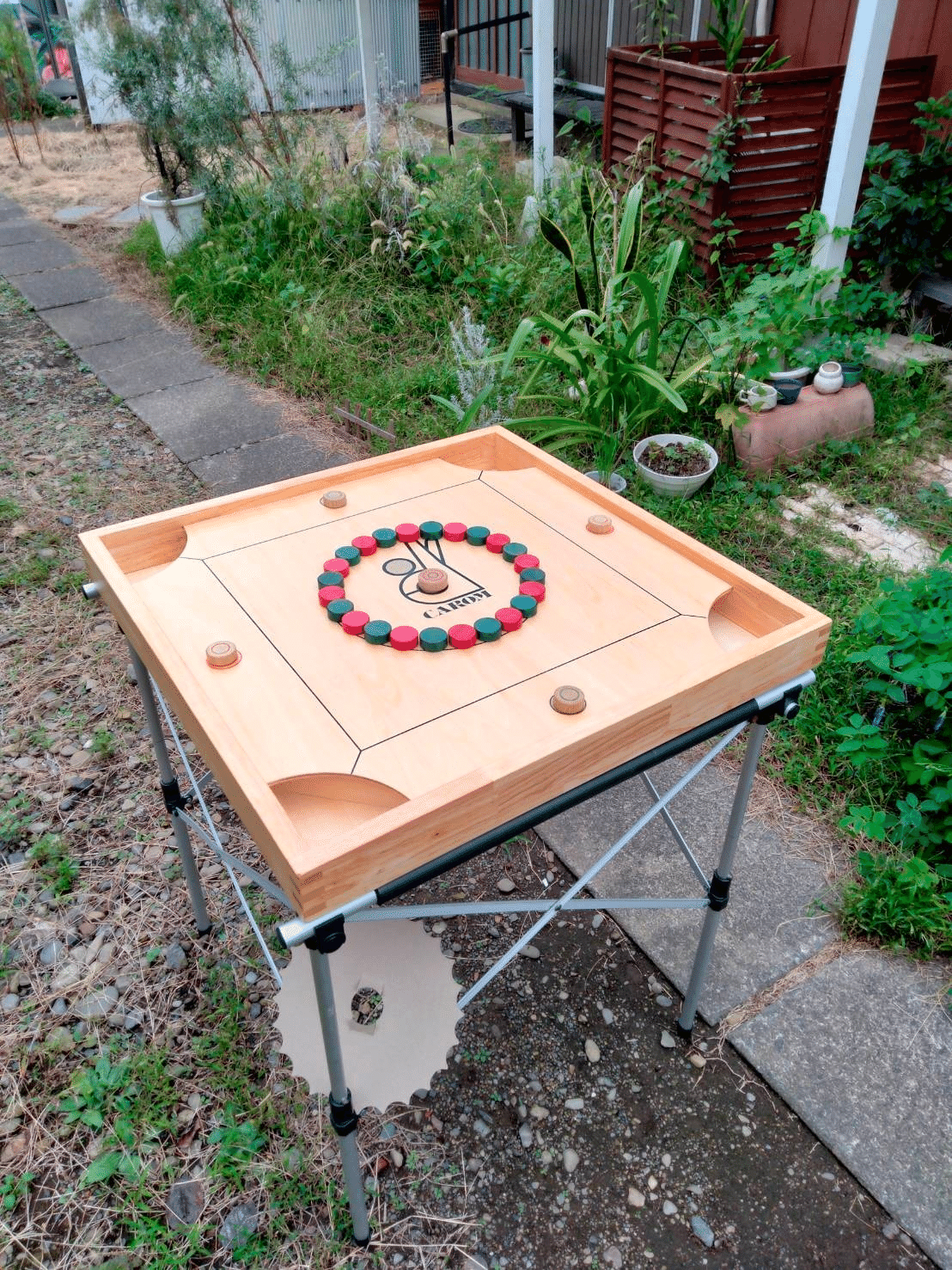 カロム　彦根カロム　ボードゲーム カロム ボードゲーム 彦根カロム 小 木のおもちゃ 木製玩具 知育 室内