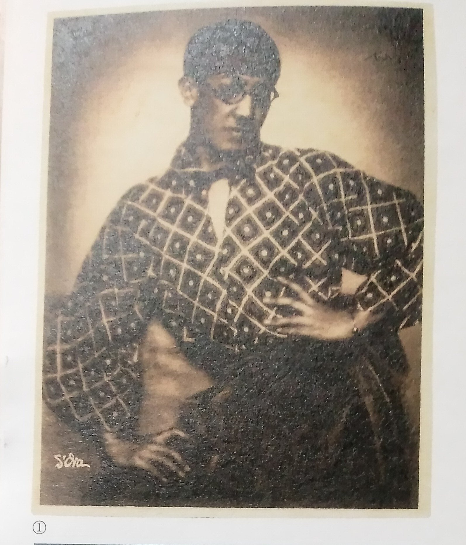 藤田嗣治、【エミリー・クレイン・シャドボーンの肖像（部分）】 藤田嗣治 「或る女（赤いショールの女）」 | | アトリエ・ブランカ