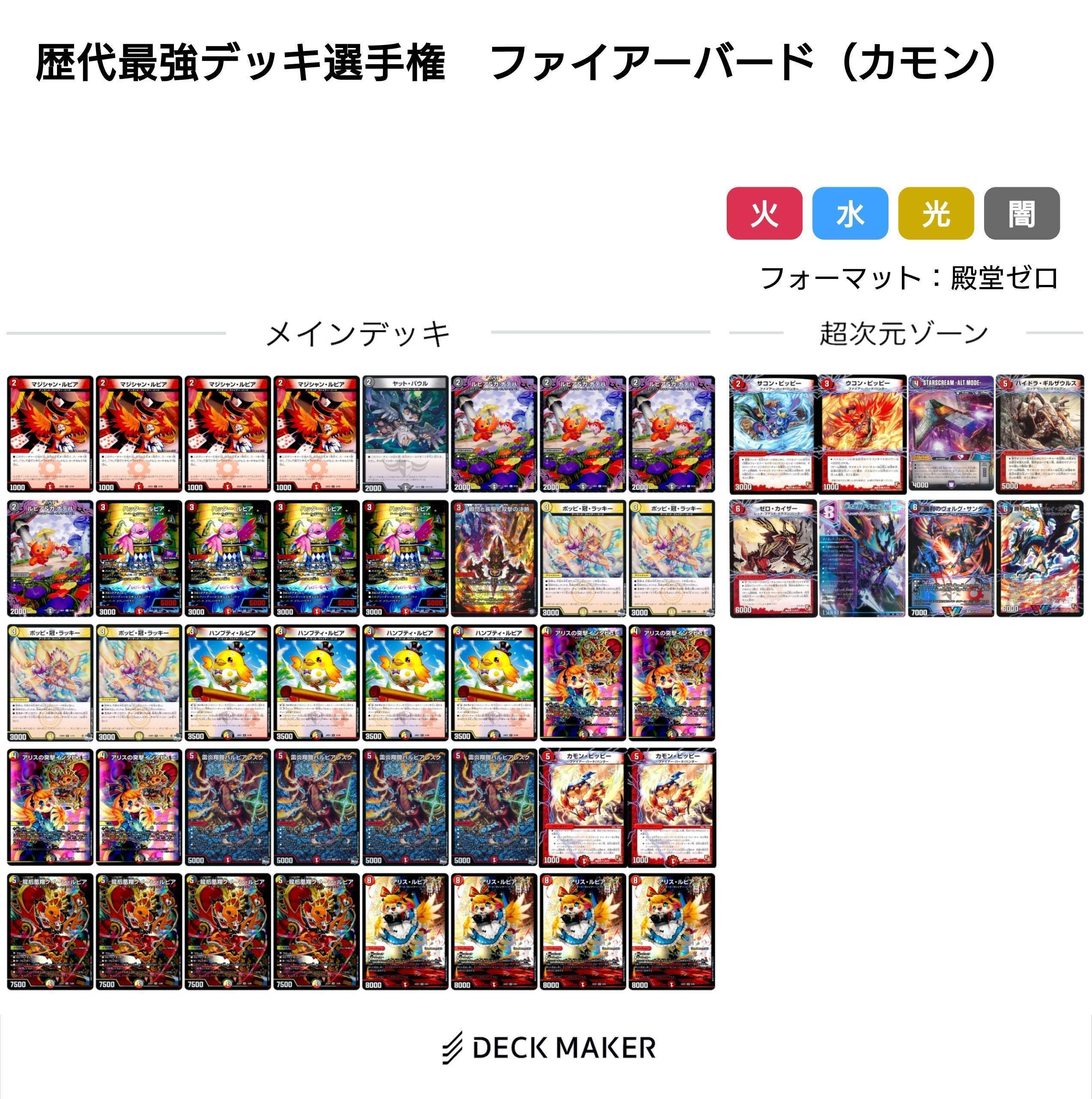 ファイアー・バード　デッキ　微高レート デイガファイアーバード デッキ 高レート フルレート 金額追加で