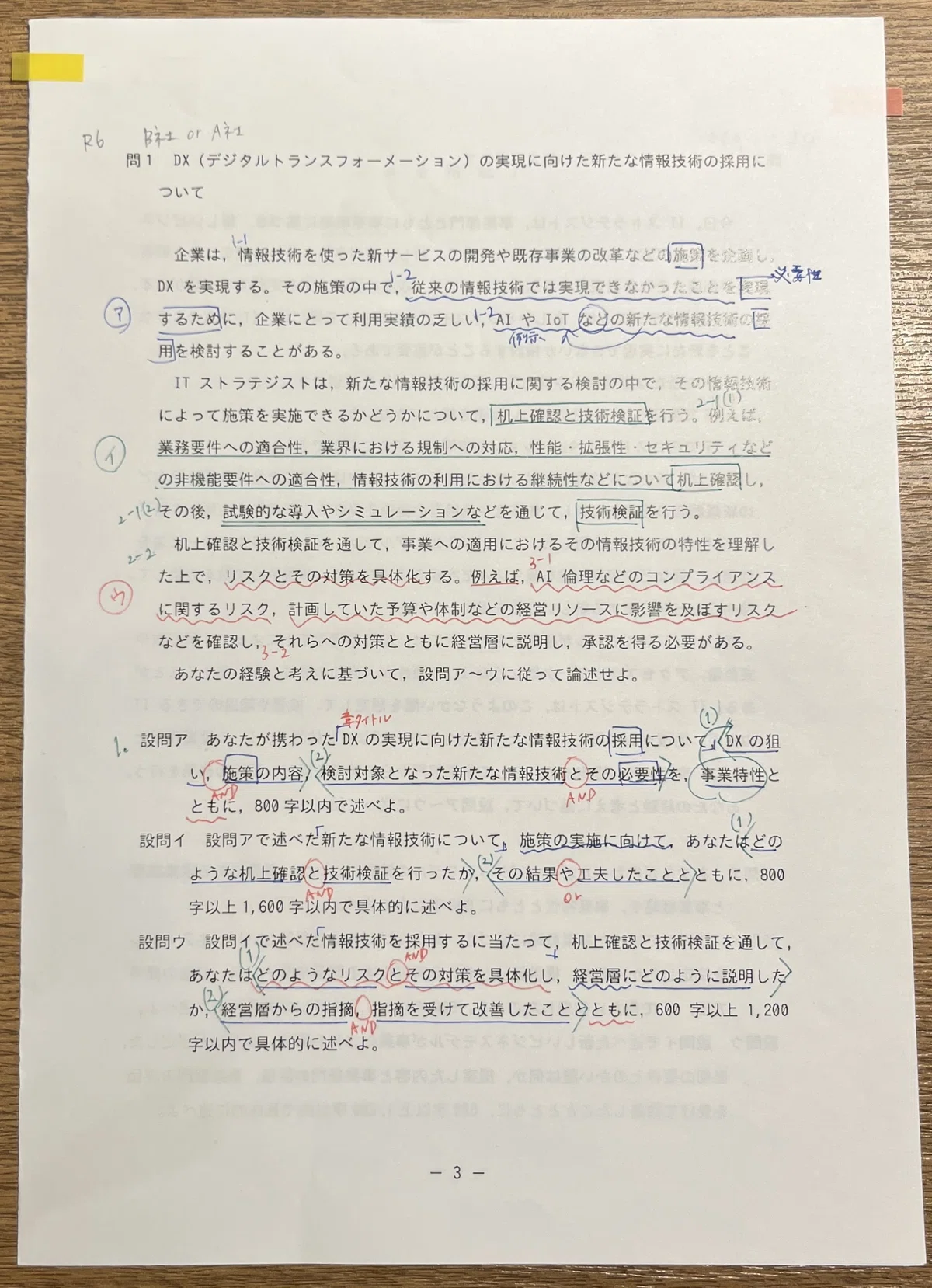 [ChatGPT Utilization] IT Strategist Afternoon II Essay Preparation ...