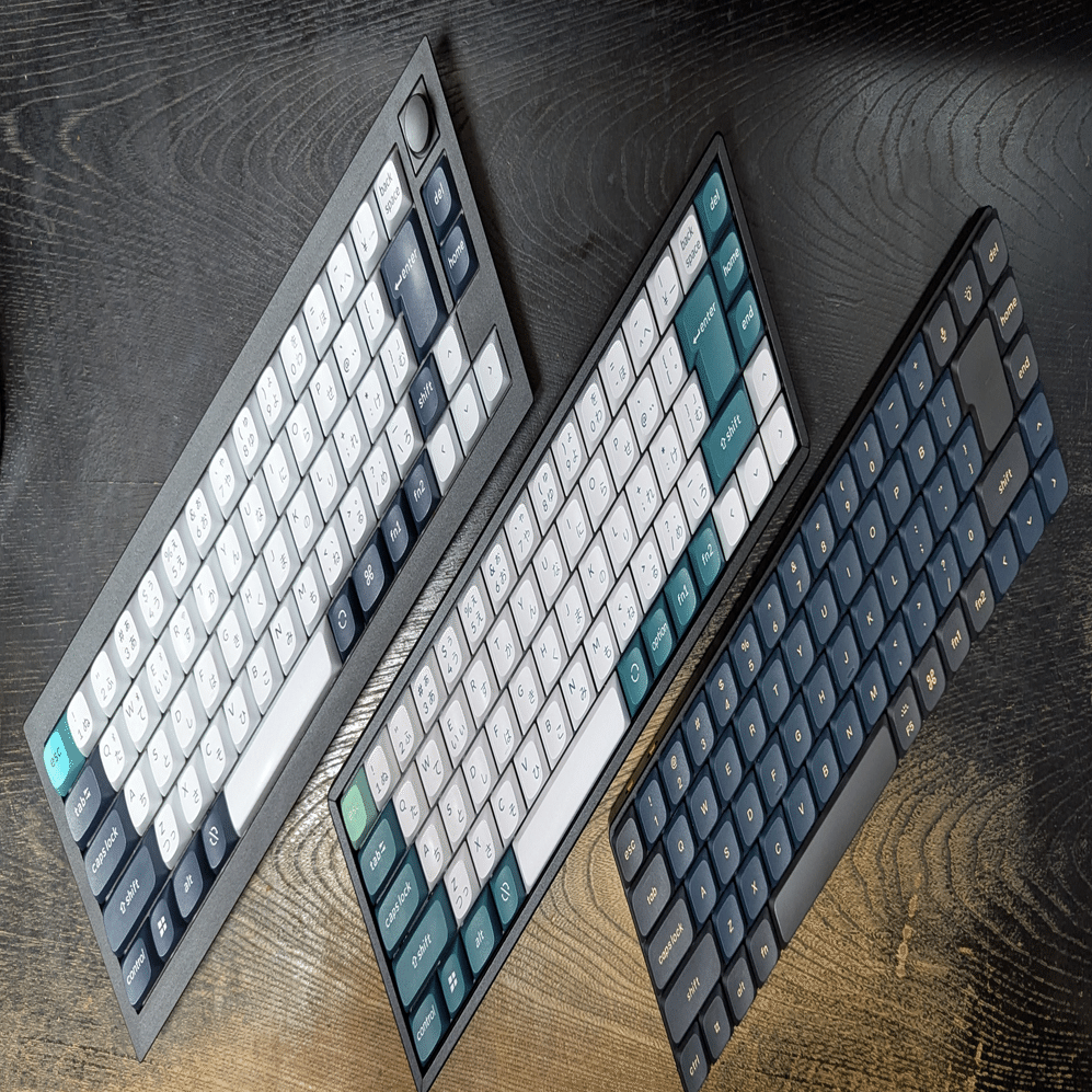Keychronキークロン 65% JISモデル比較：K6 Pro / K7 Max / Q2 Max を