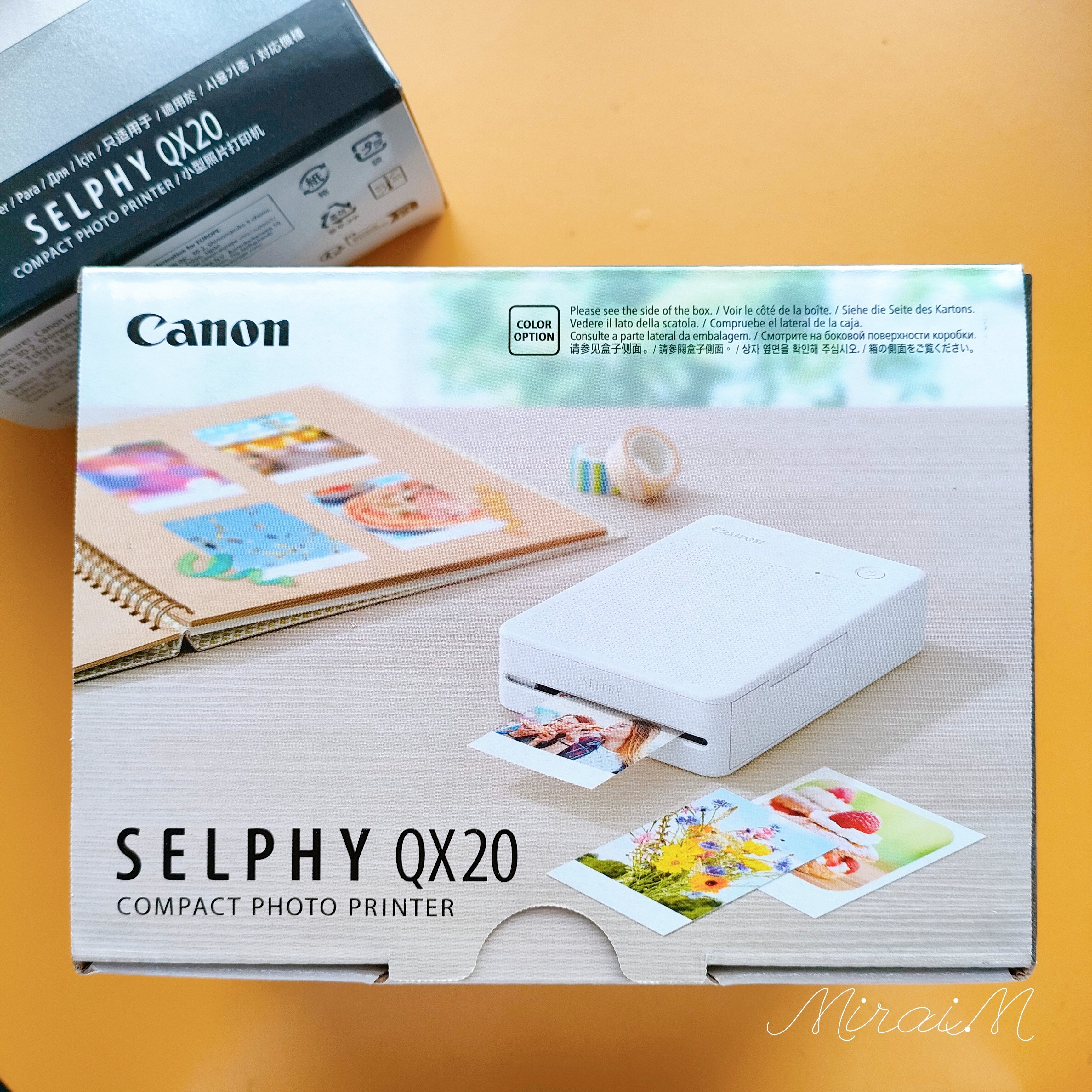 スマホ専用ミニフォトプリンター】セルフィー（SELPHY QX20）がライフ