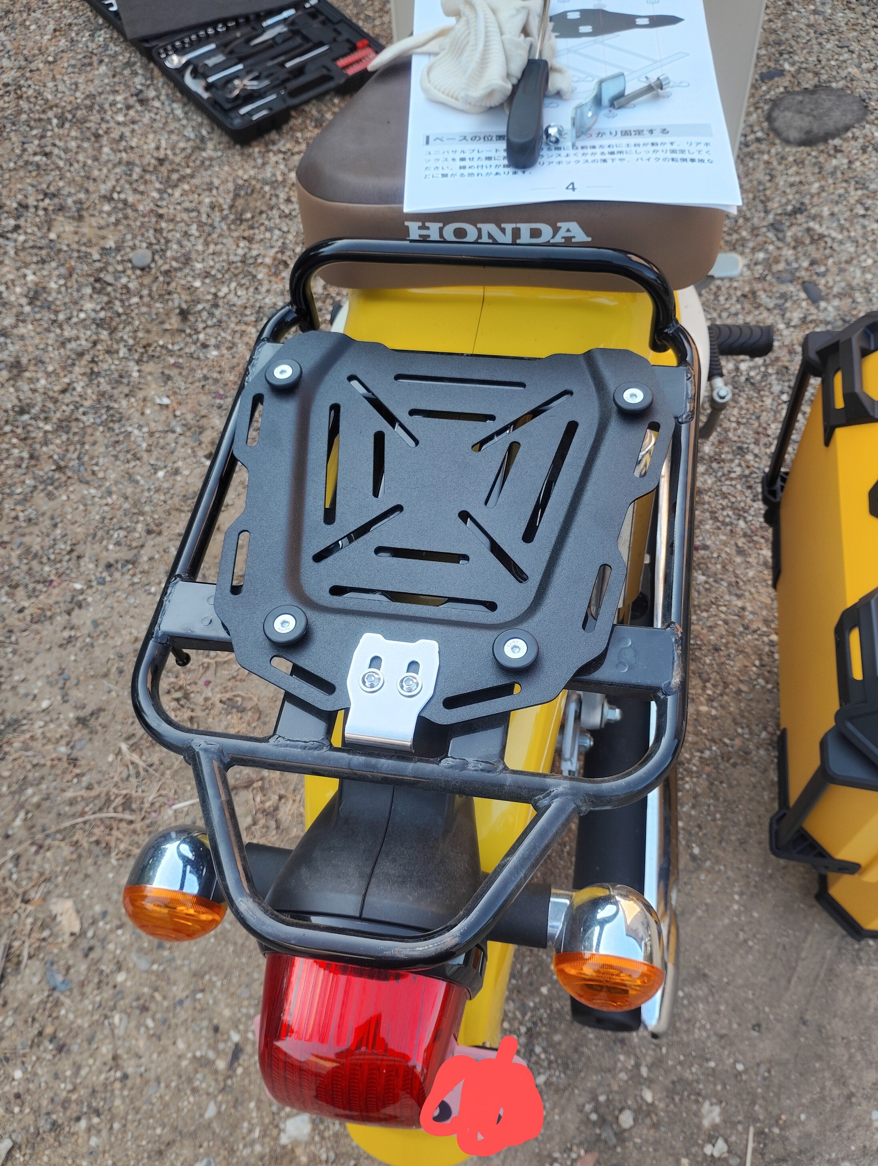 スーパーカブ（JA59）のリアBOXを更新｜セるしうす