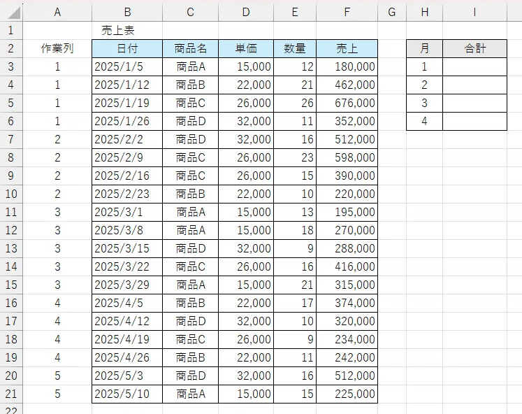 SUMIF関数の使い方 / 条件設定の基本と応用｜鍛冶屋の職人