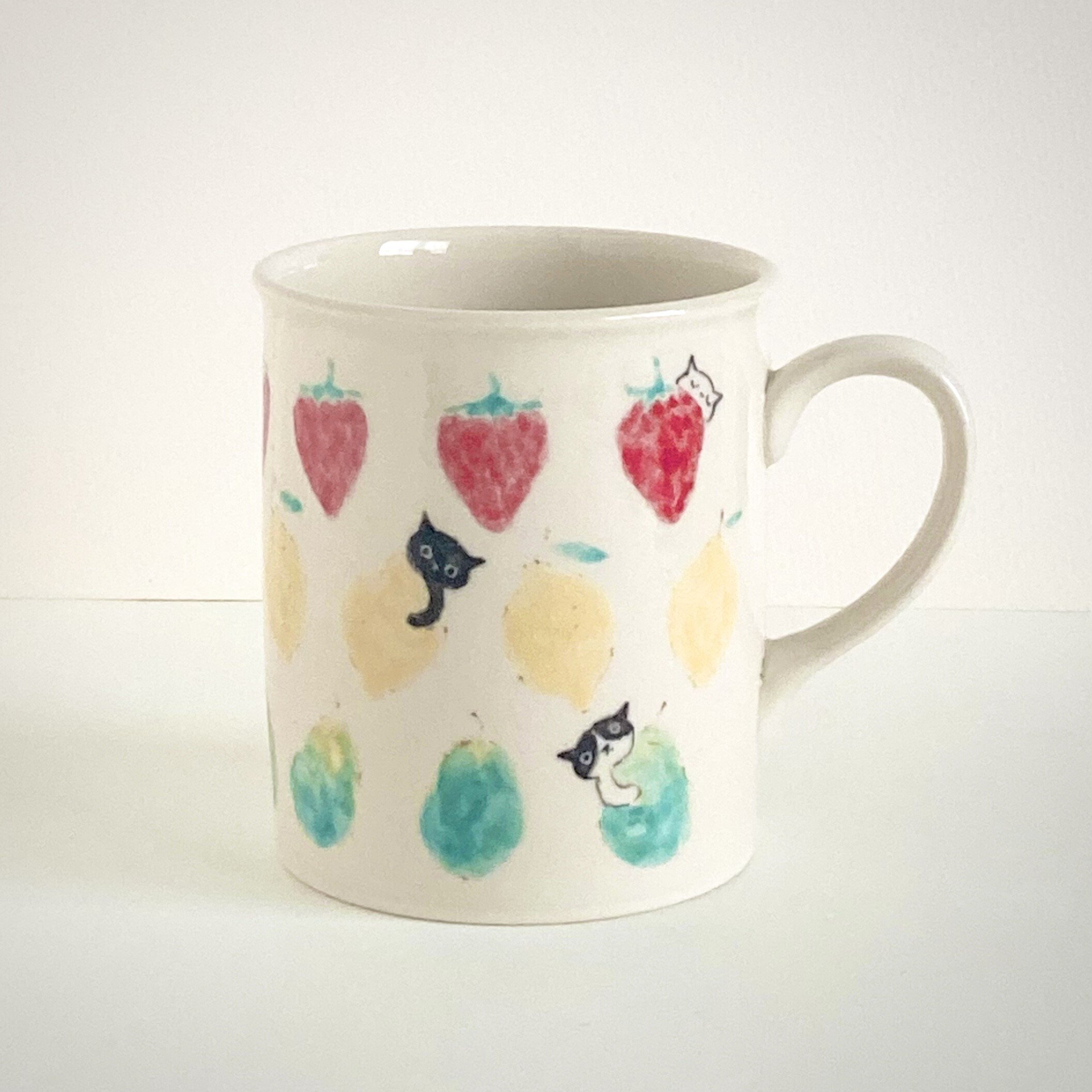 手描きのマグカップ、新作が完成！夏のおうち時間にも陶器の