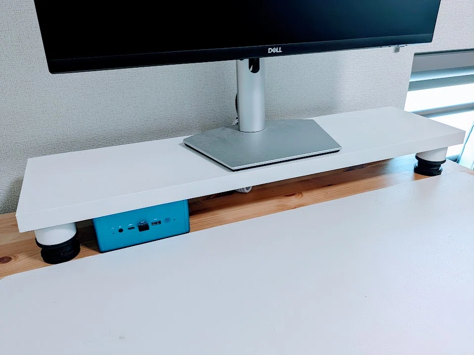 専用　デスクシェルフ天板 A DIY desk shelf modification for 3,000 yen! It looks even cooler