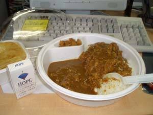カレーライスとなっています 5/14.15.16 水.木.金 11:30〜15:30open @__osaji__ 今週は真鯵の