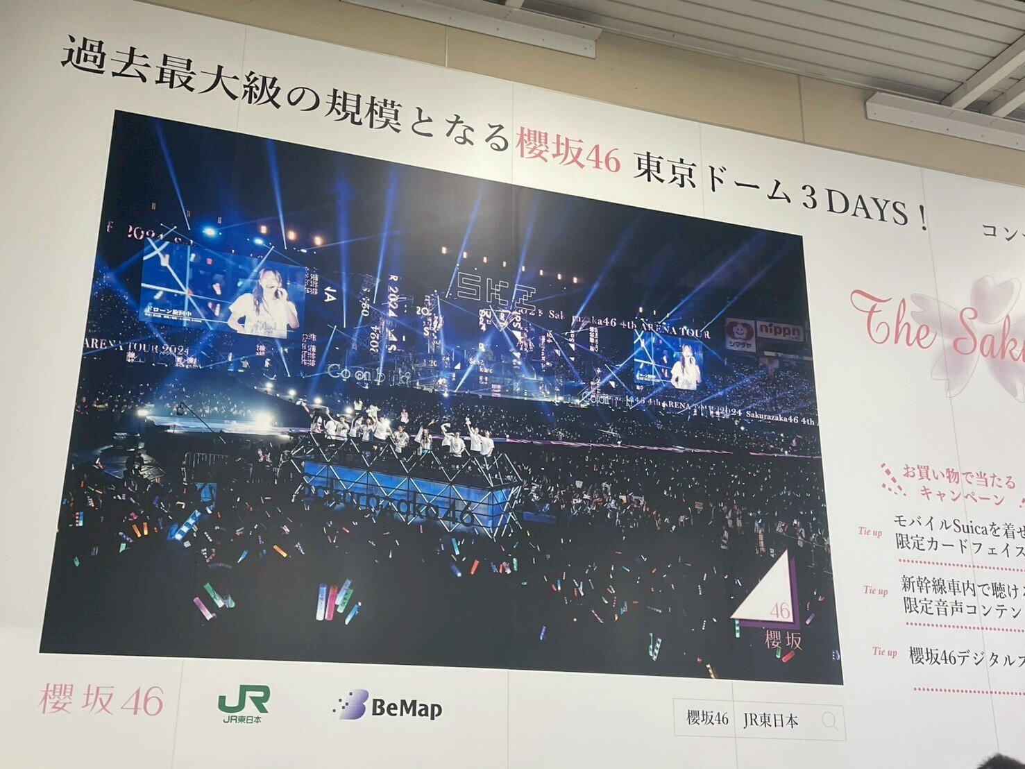 櫻坂46｢5th TOUR 2025 “Addiction”｣東京ドーム公演の会場を散策｜花筏