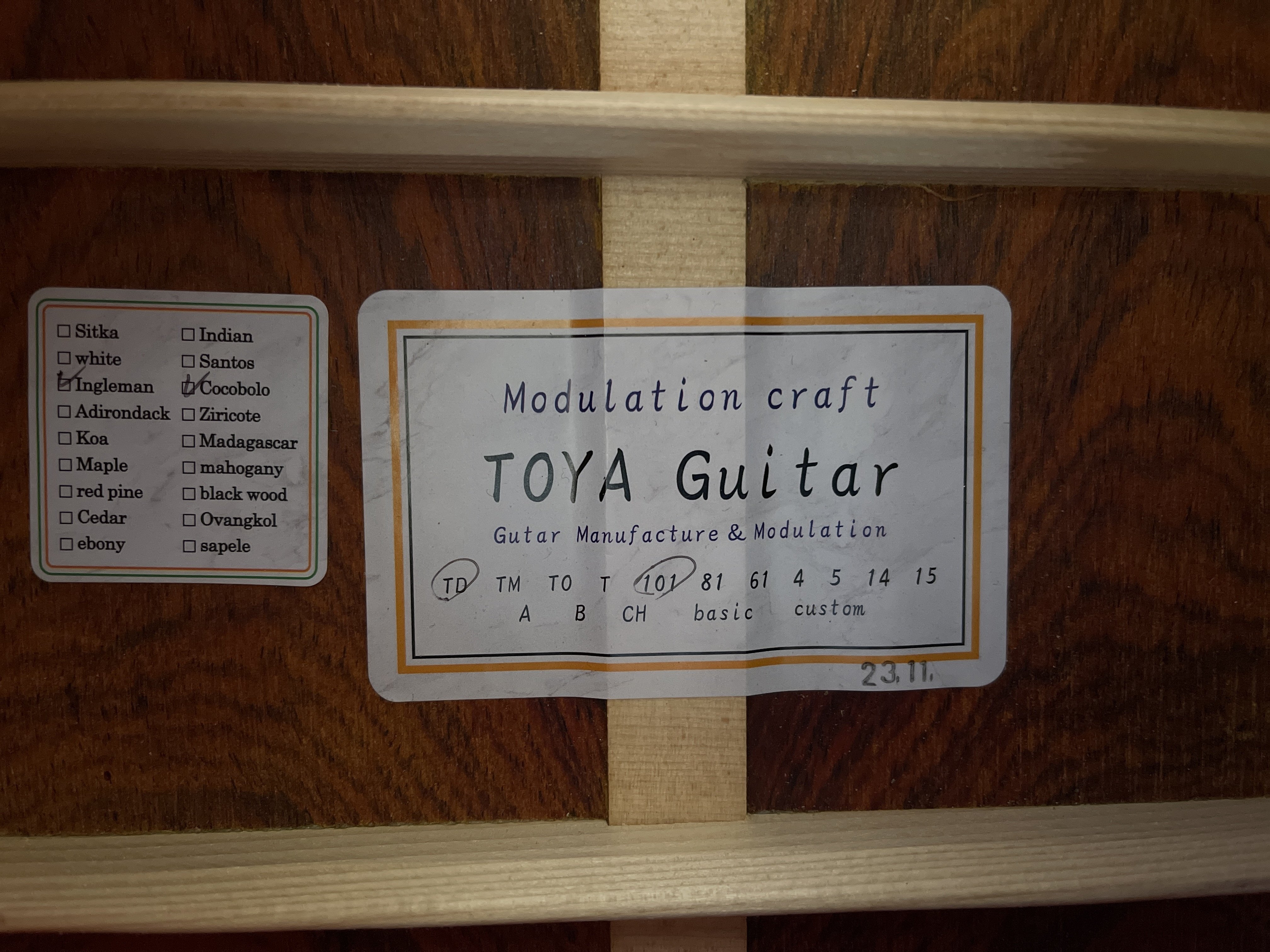 Toya Guitar TD-101｜メル