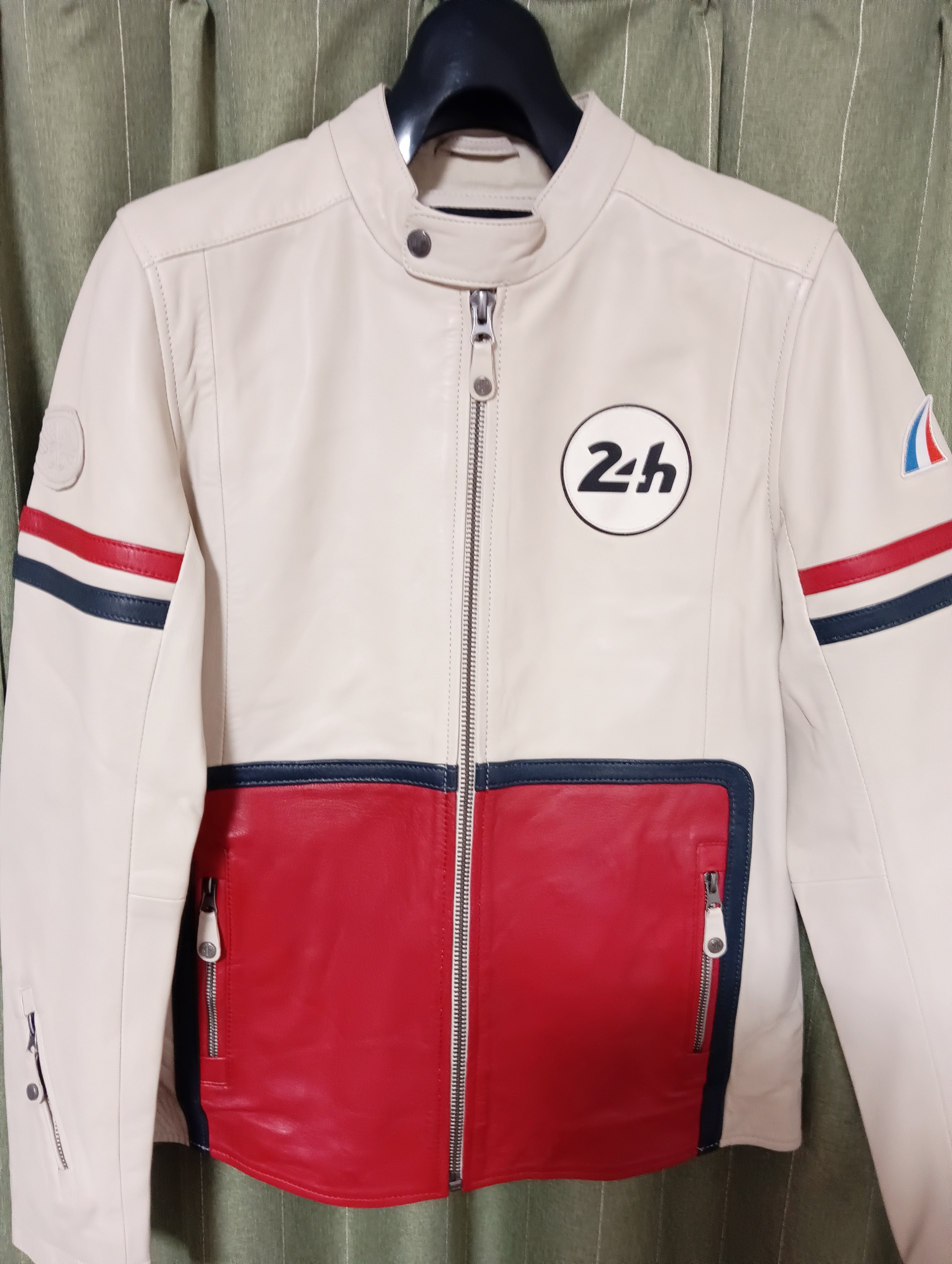 希少　THE 24 HOURS OF LE MANS A2 レザー ジャケット n1045ft1.jpg