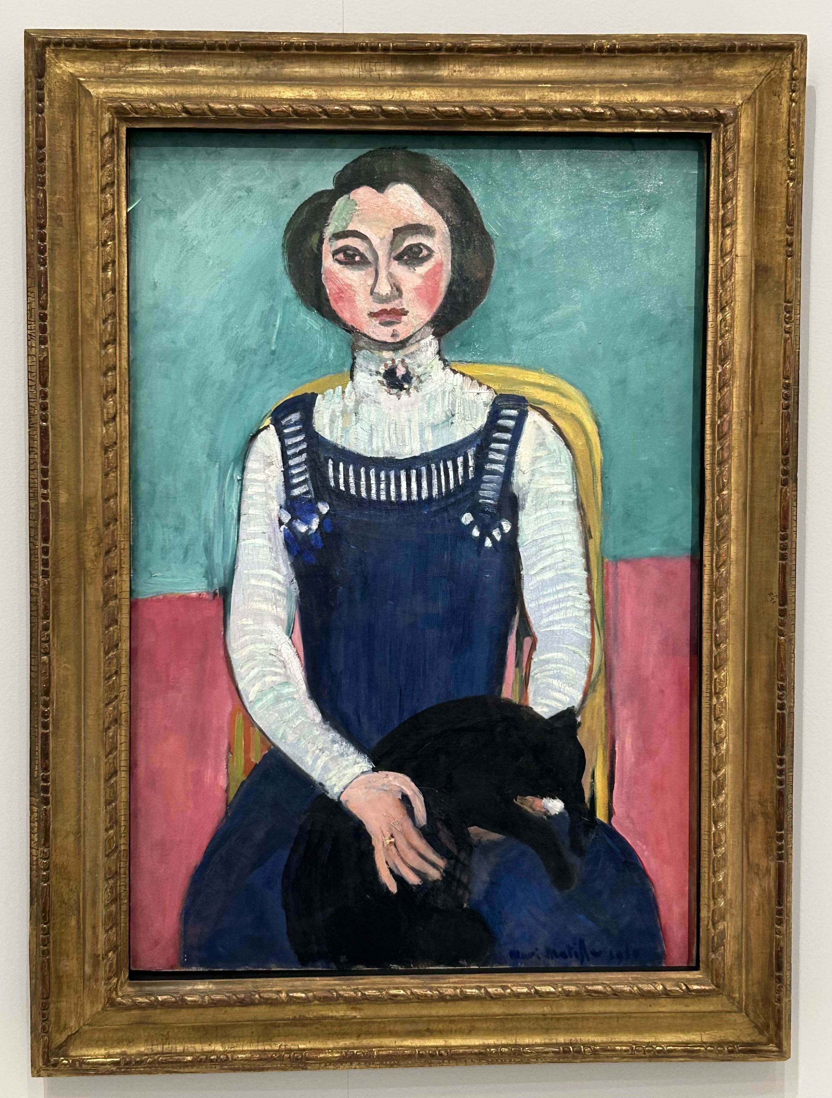 アンリ マチス☆ エスタンプ リトグラフ 『マルグリットと猫