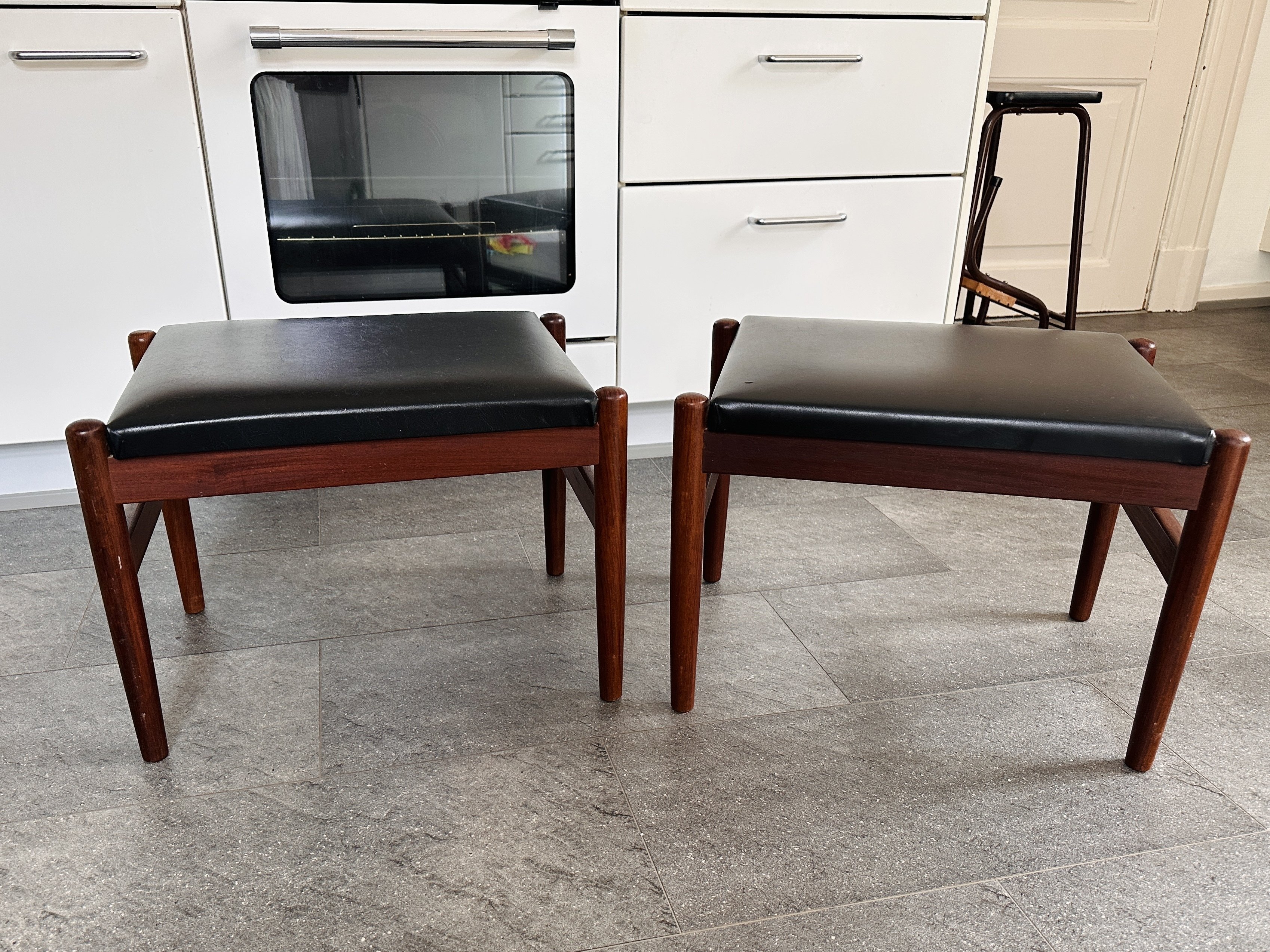 北欧　デンマーク　ヴィンテージ　スツール 北欧ぐらし｜デンマークヴィンテージのスツール・玄関ベンチ