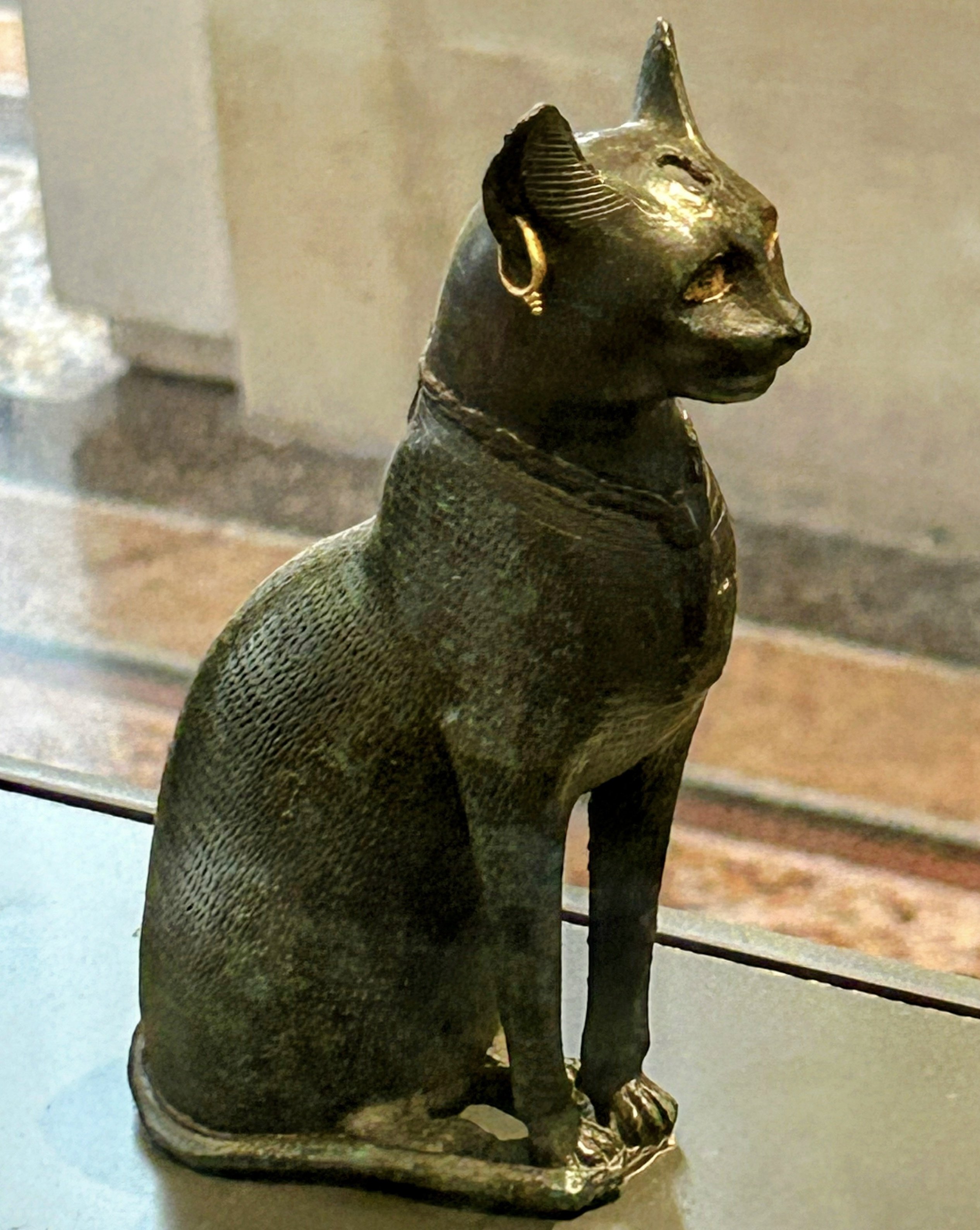 猫石膏像アンティーク骨董品