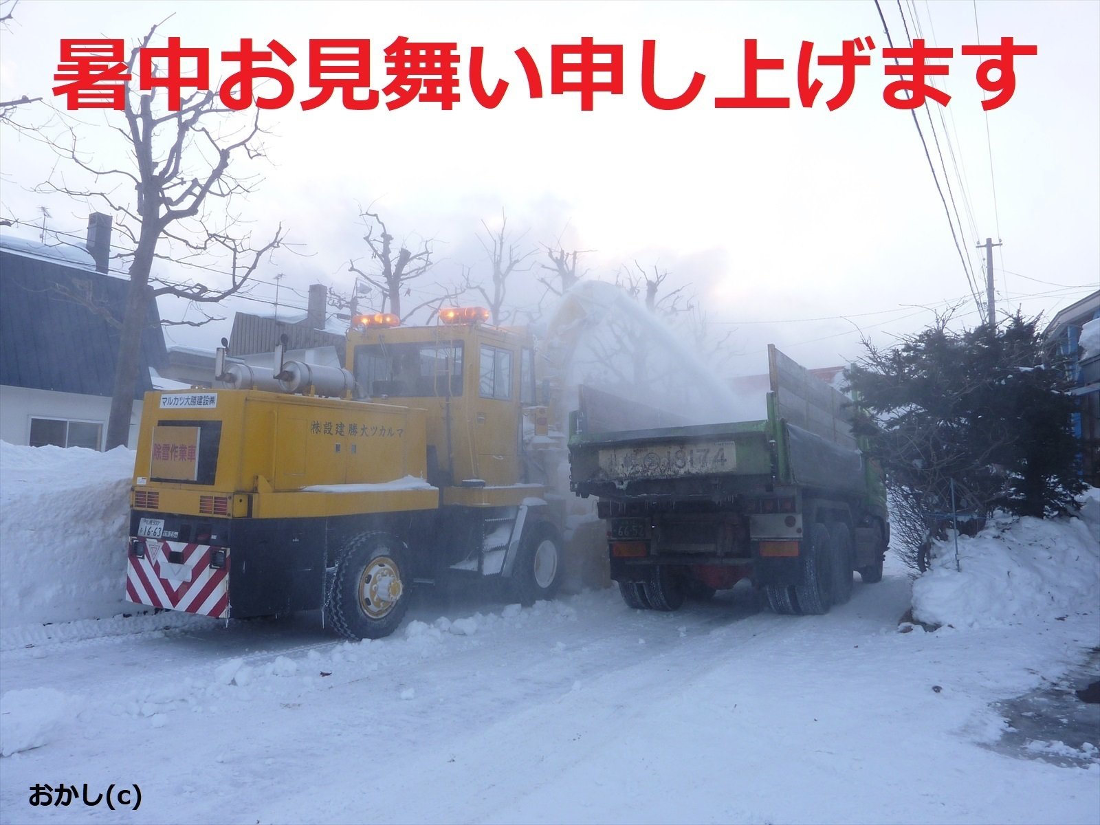 暑中お見舞い申し上げます !｜おかし