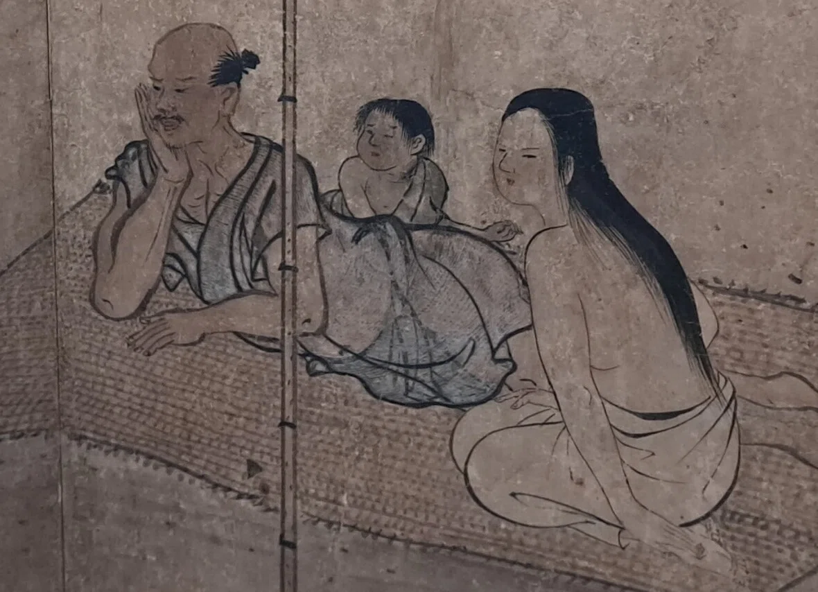 トーハク常設展：久隅守景《納涼図屏風》（国宝）に出会う！ 模写と