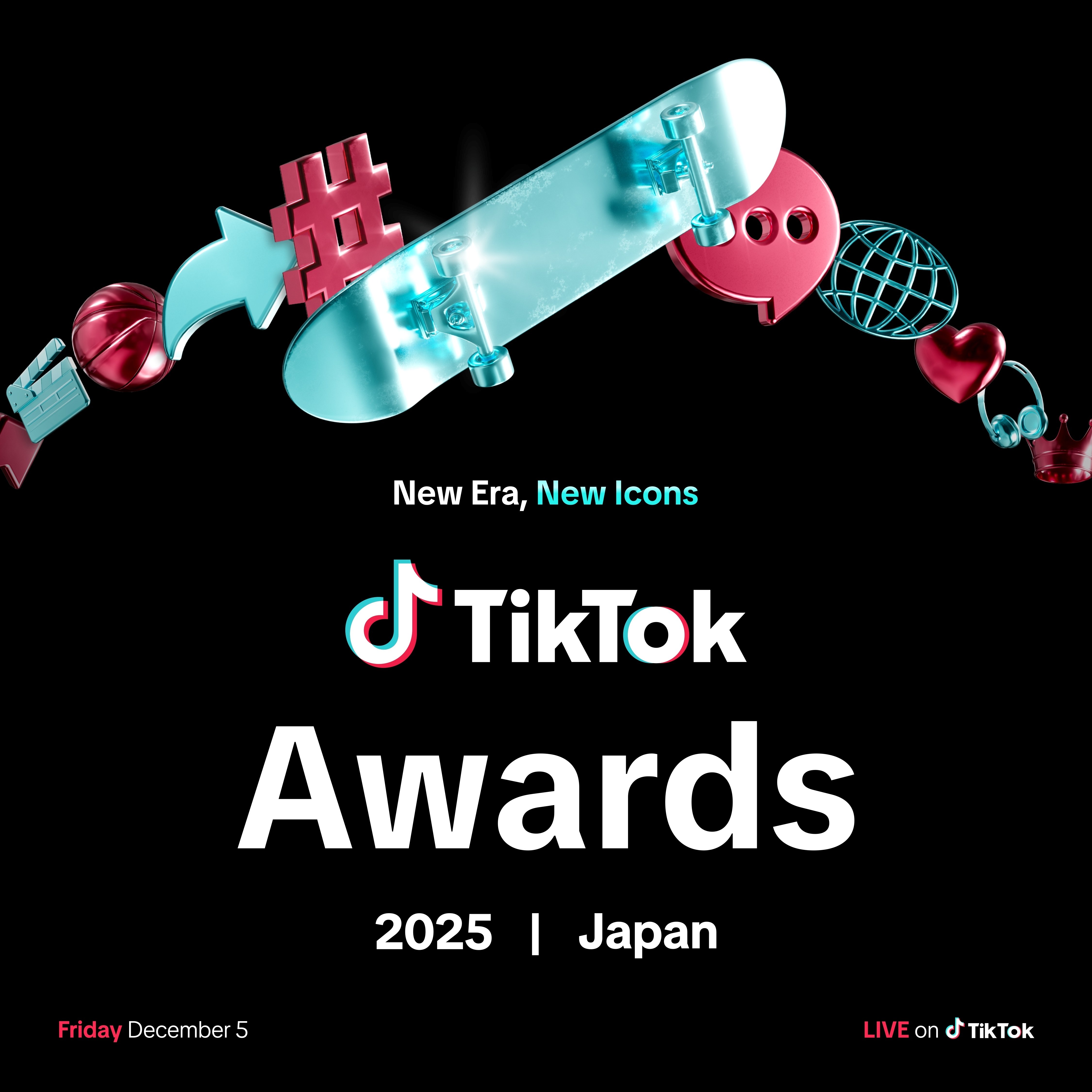 2025年、TikTokで活躍したクリエイターを表彰する「TikTok Awards