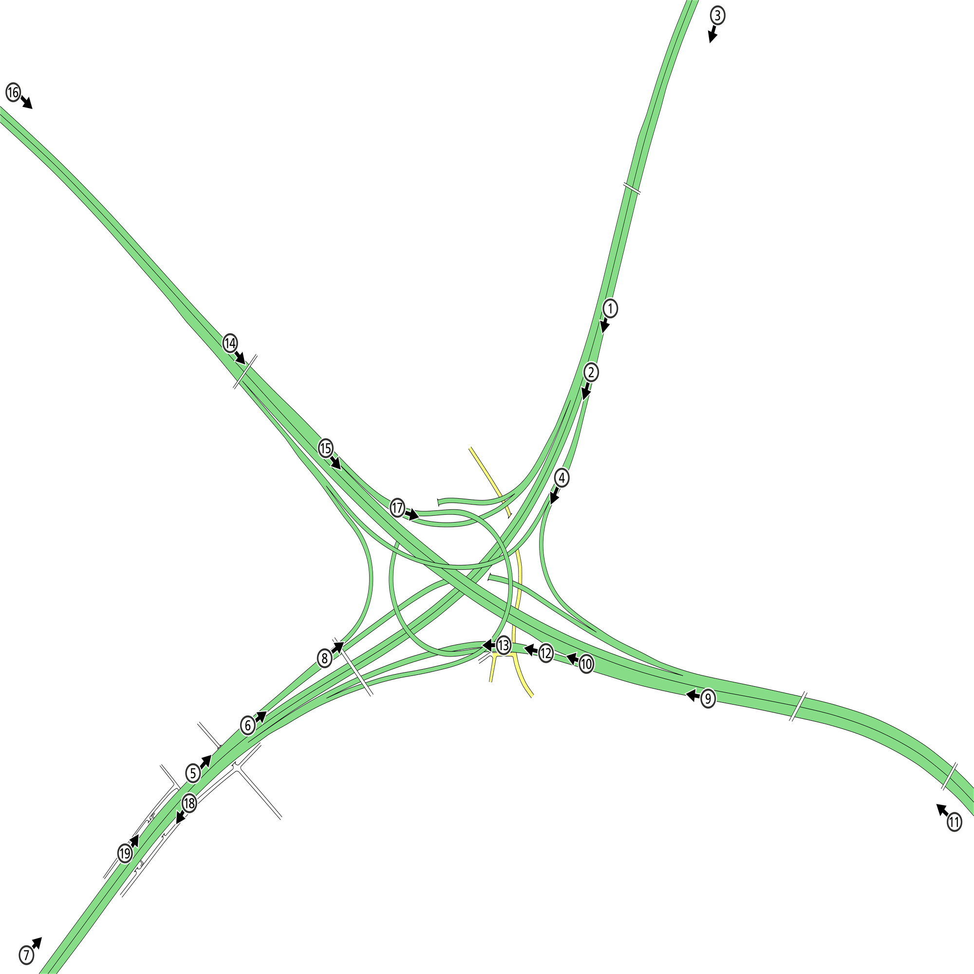 E23 東名阪道 29-1 四日市JCT ~ 千代田exBS｜know where to run / の