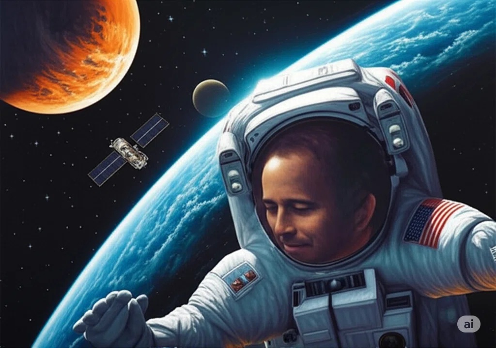 Geminiと宇宙飛行士の絵を描いてみた#AIと自由研究｜沖 哲也