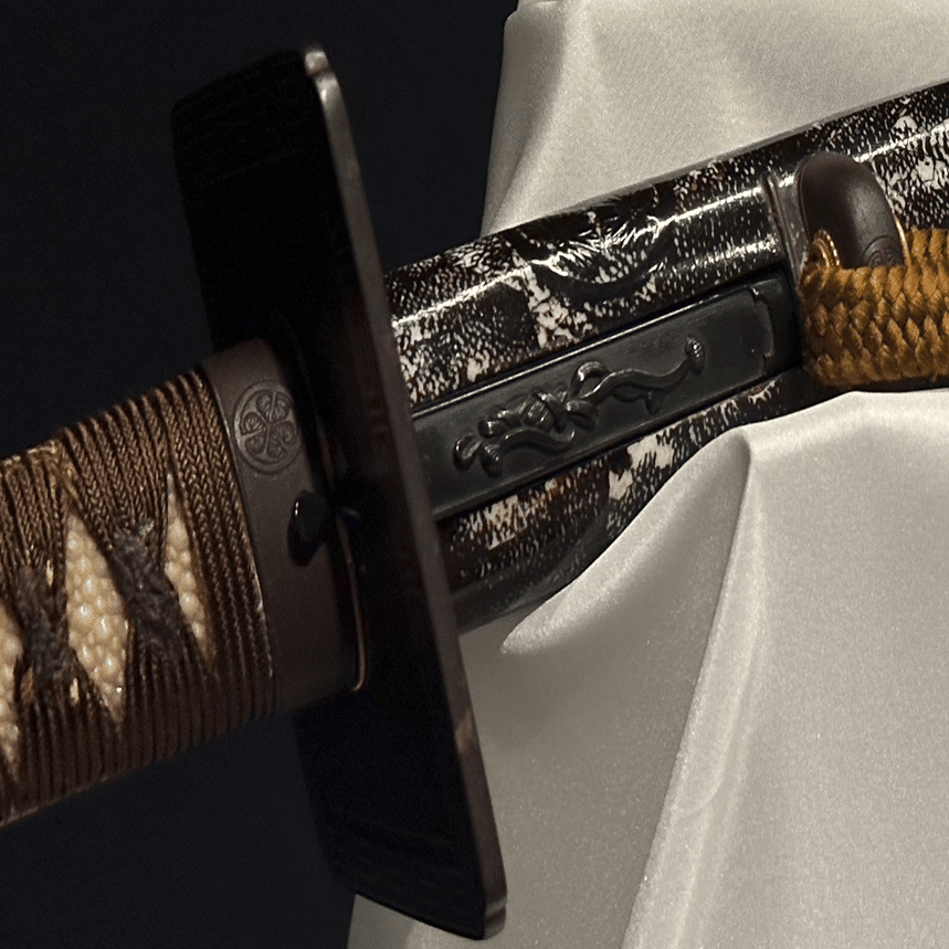 蔵出　江戸時代　良い金具が付いた脇差拵え 65f7b88fdf7fd2332ff48b5de502d8