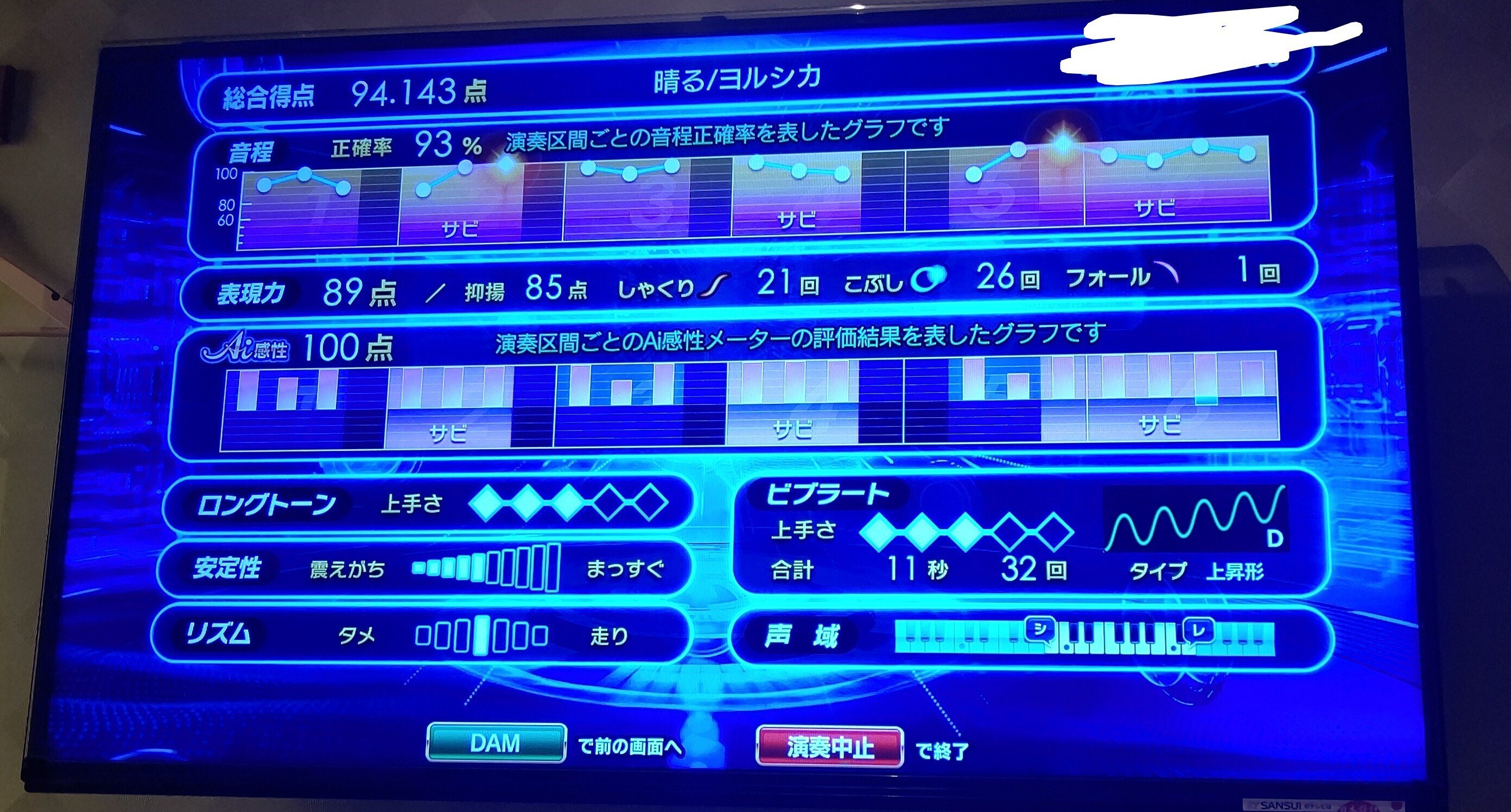 カラオケ95点の壁｜なつみ