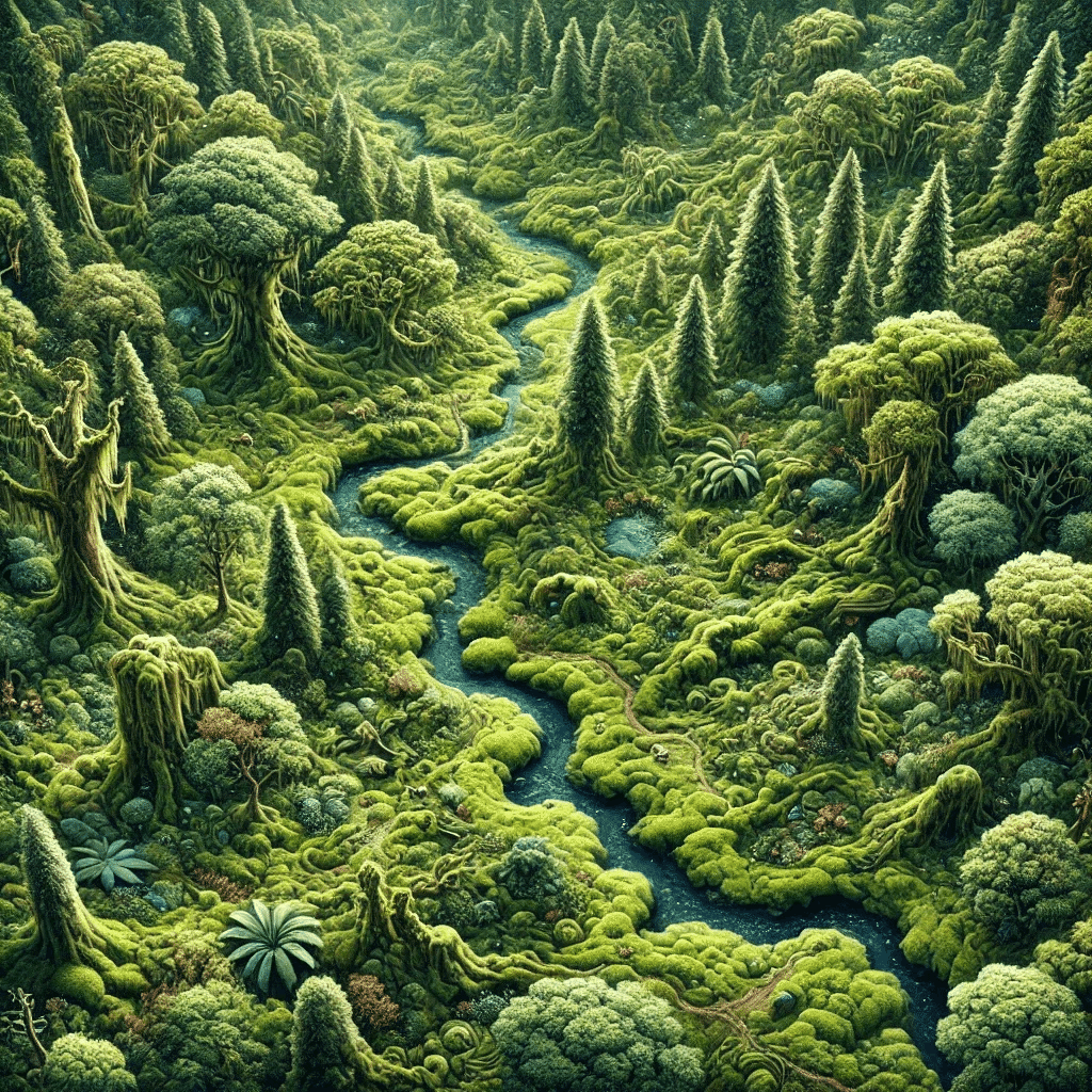 光り輝く苔の森｜道草michikusa