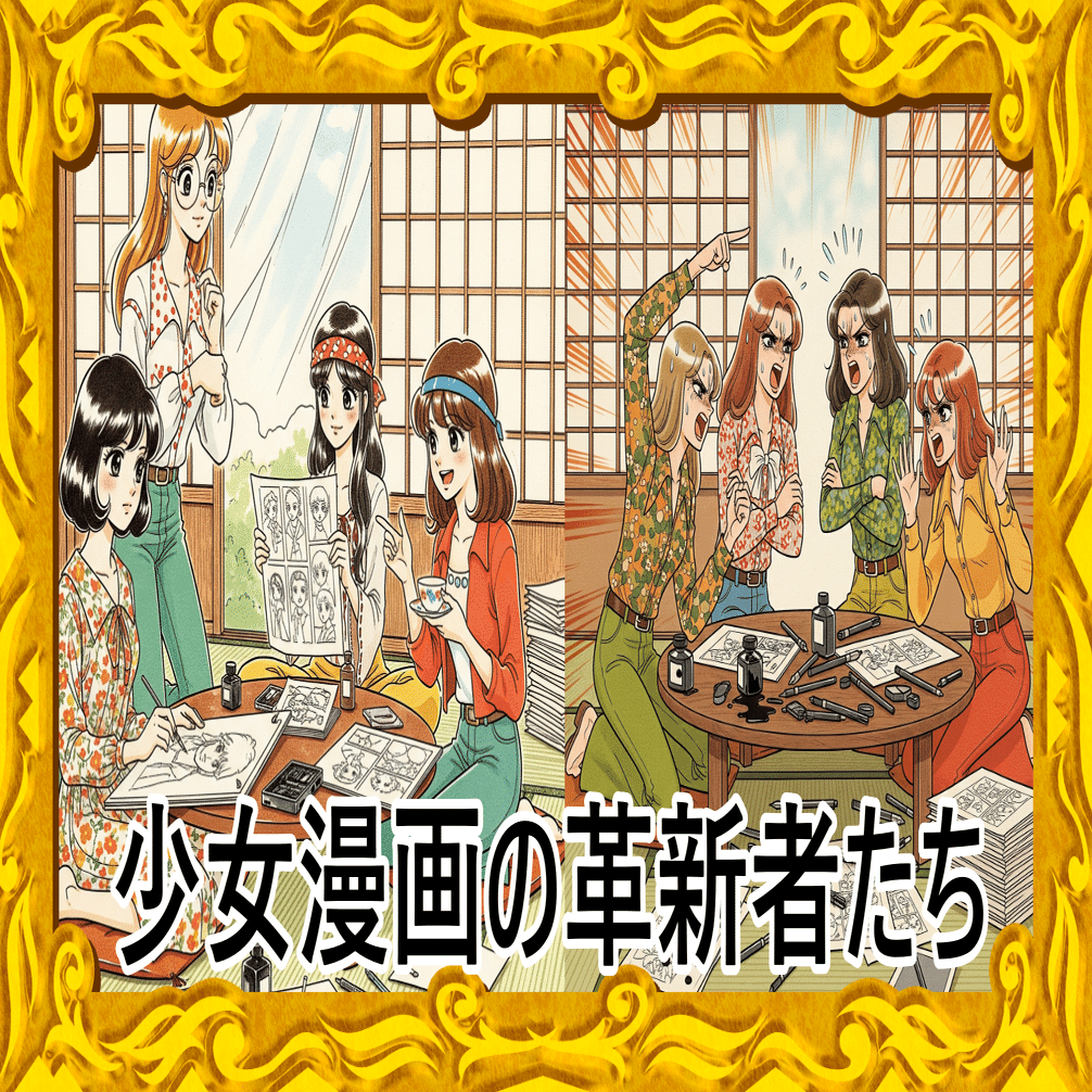 少女漫画の革新者たち：24年組とその遺産①｜昭和の漫画さん