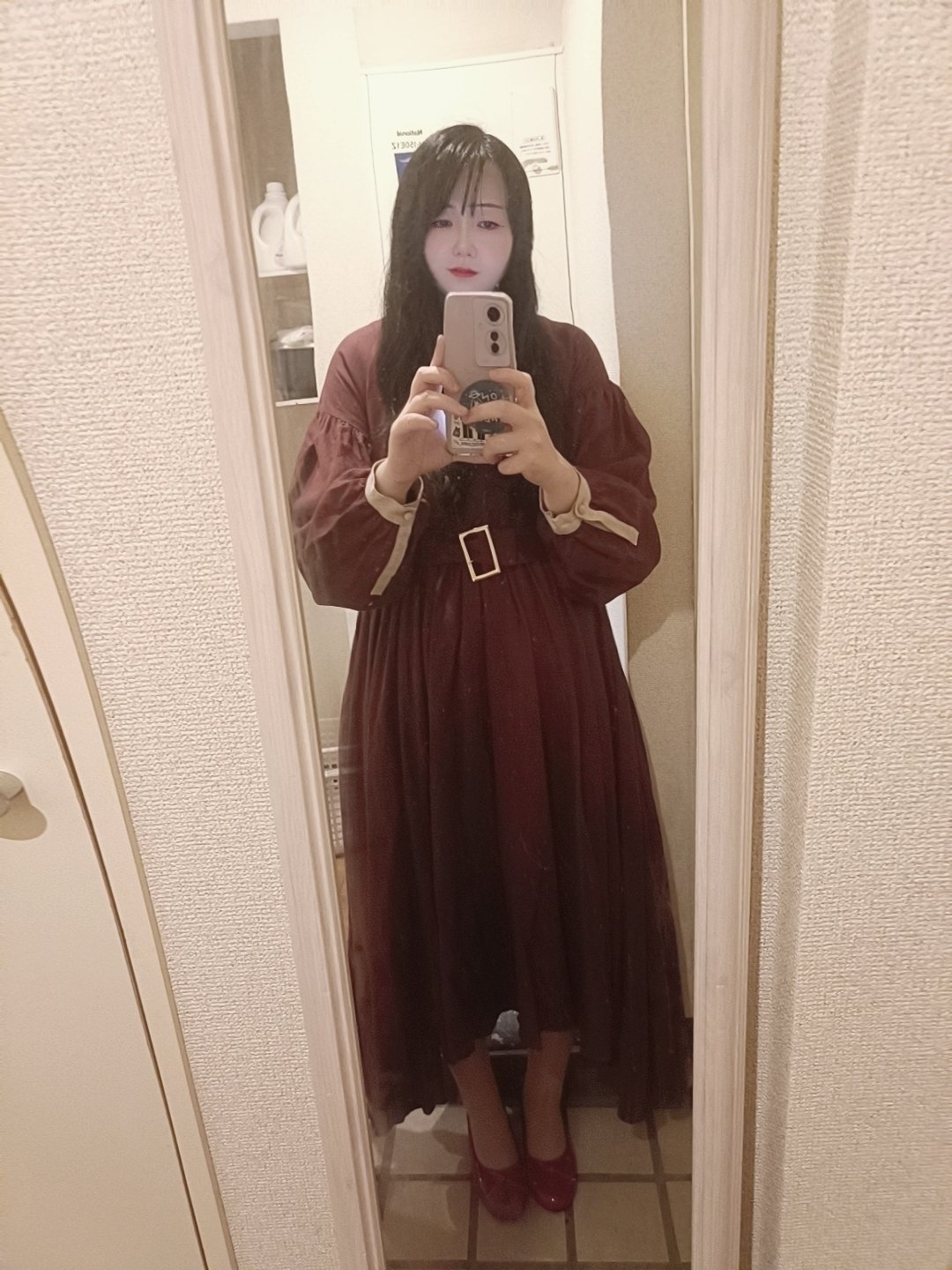 hazama ハザマ 2019-20AW 経年真価のワンピース ボルドー hazama ハザマ 2019-20AW 経年真価のワンピース ボルドー - メルカリ