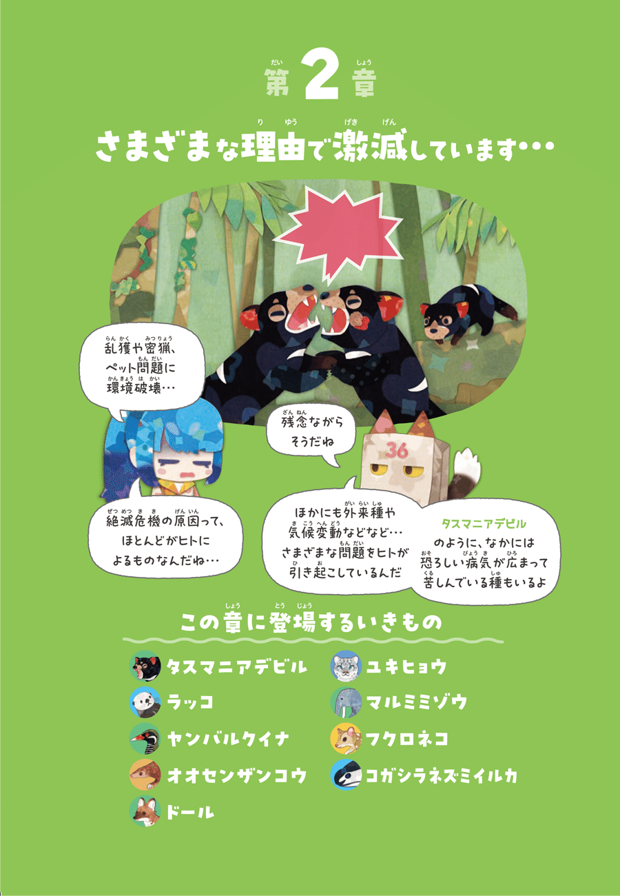 絶滅危機動物ファイル』第2章｜キクチミロ