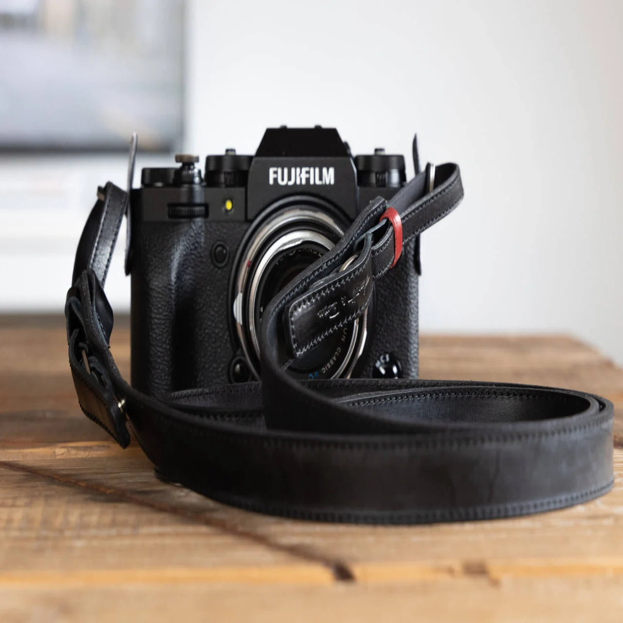 Fujifilm X-T2 XF35mmF1.4R Acruストラップ他 職人がひとつひとつ作るカメラストラップ、Acru『カシェ・レッタ for