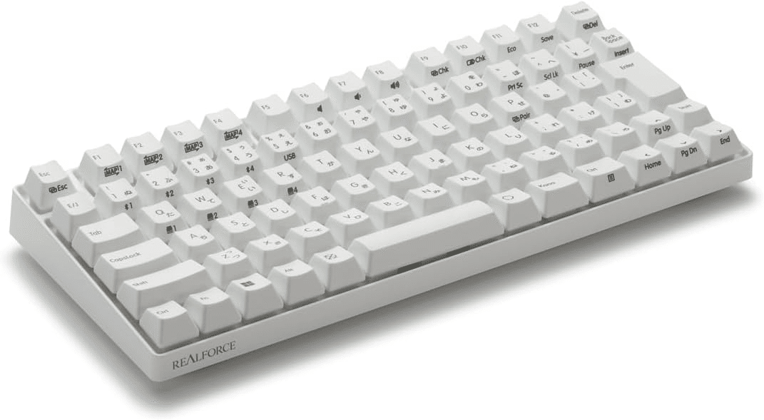REALFORCE RC1 キーボード ホワイト 日本語配列 30g コンパクト