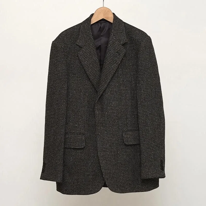 AURALEE】唯一無二のツイードALPACA WOOL SILK TWEED OVER JACKET AURALEE】唯一無二のツイードALPACA WOOL SILK TWEED OVER JACKET