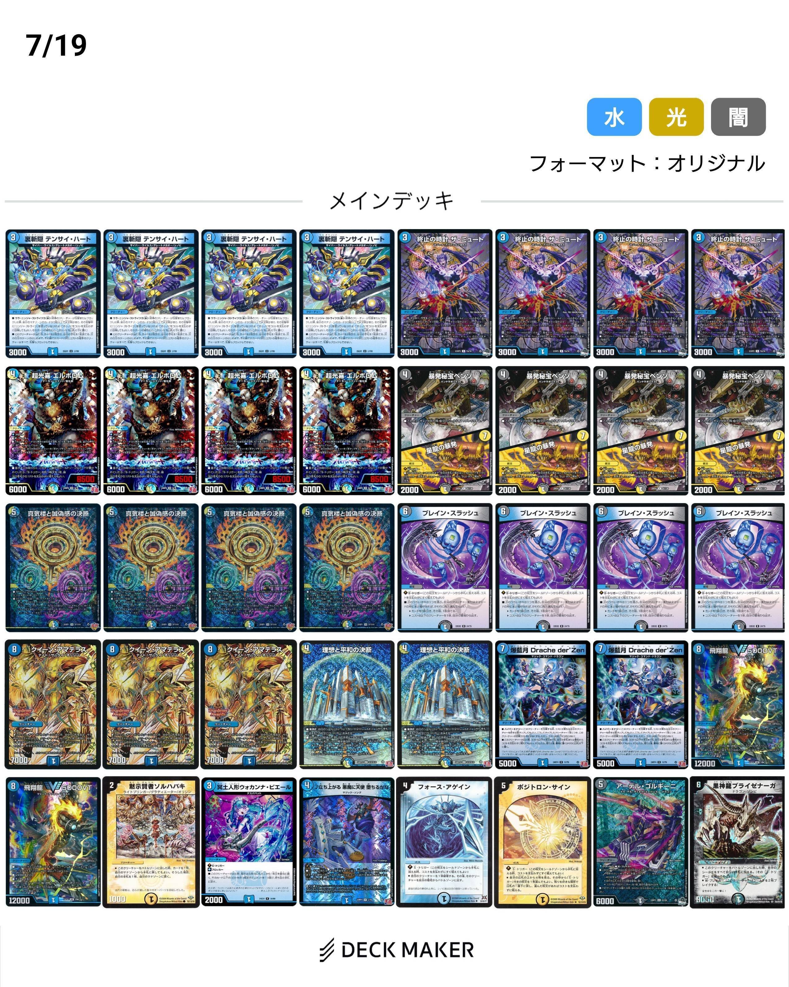 青単サイバーループ　デッキ③ デュエマ 青単サイバー デッキパーツ ループ デュエマ 青単サイバー